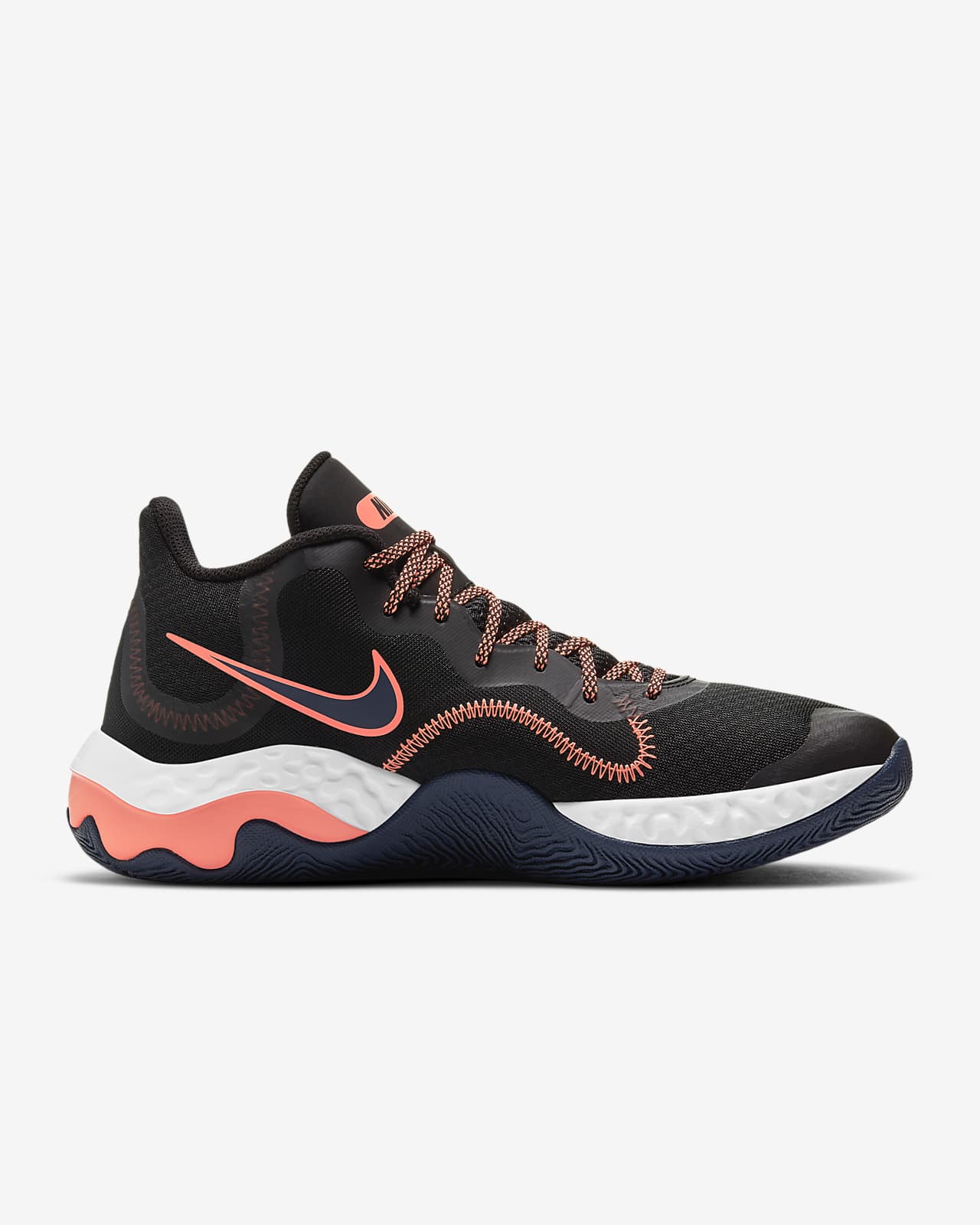 black and orange nike basketball shoes