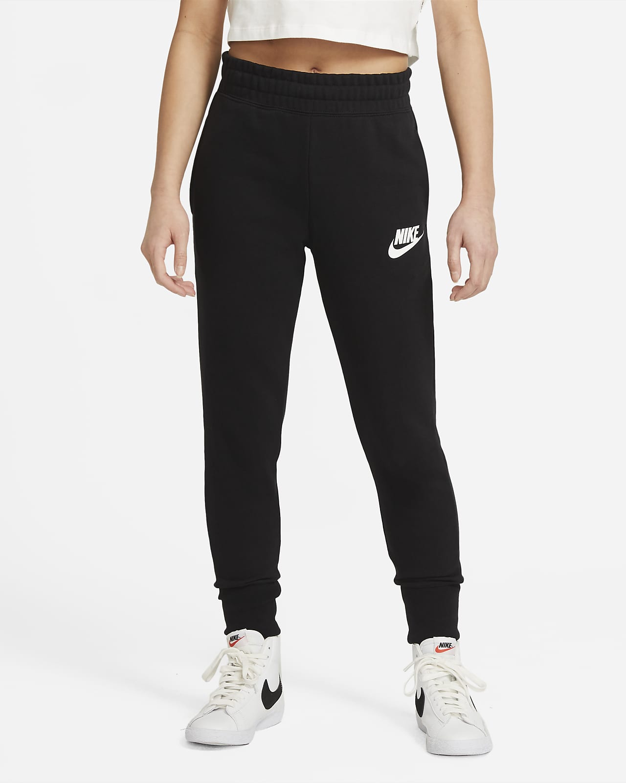Nike Sportswear Club Older Kids' (Girls') French Terry Trousers