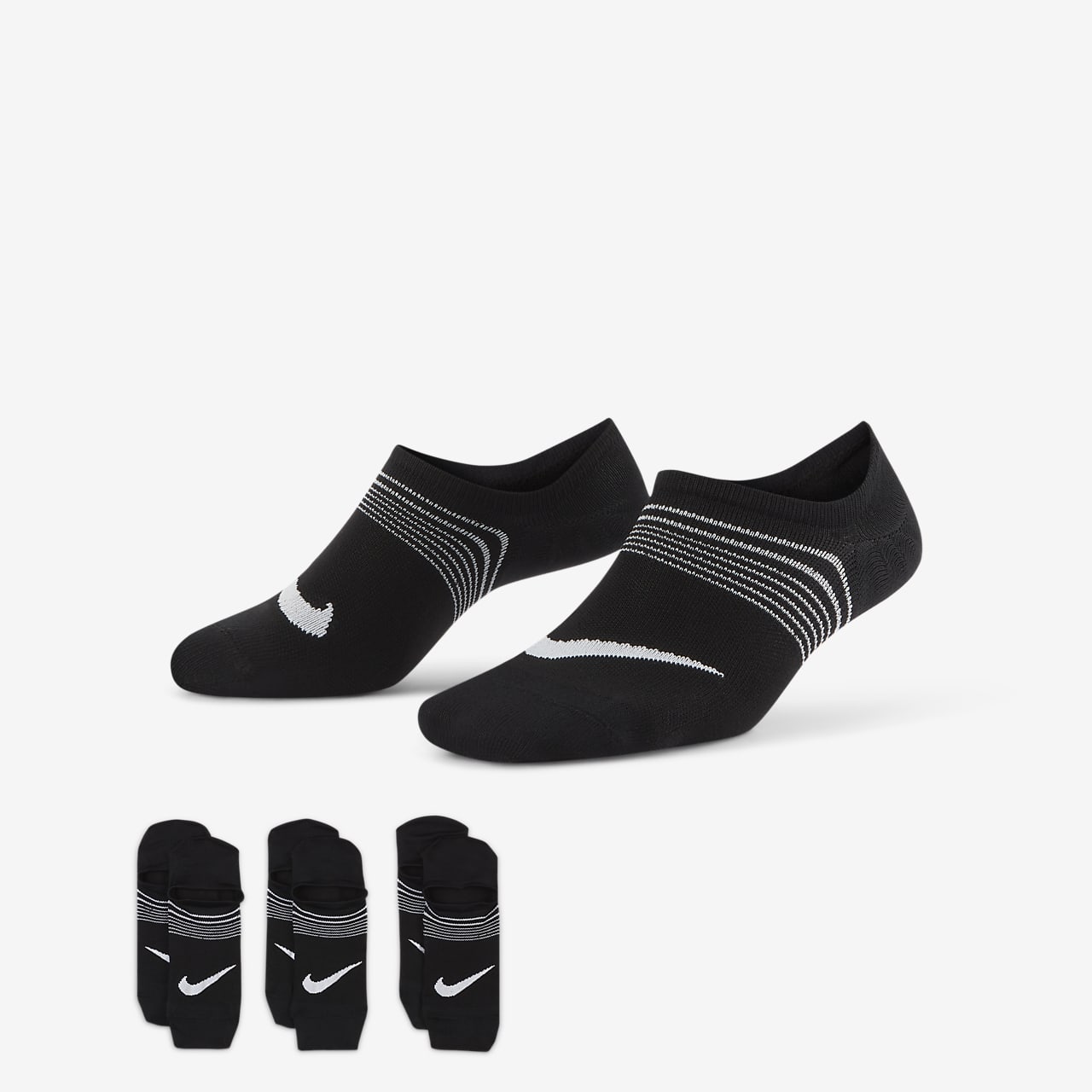Training Footie Socks (3 Pairs). Nike 
