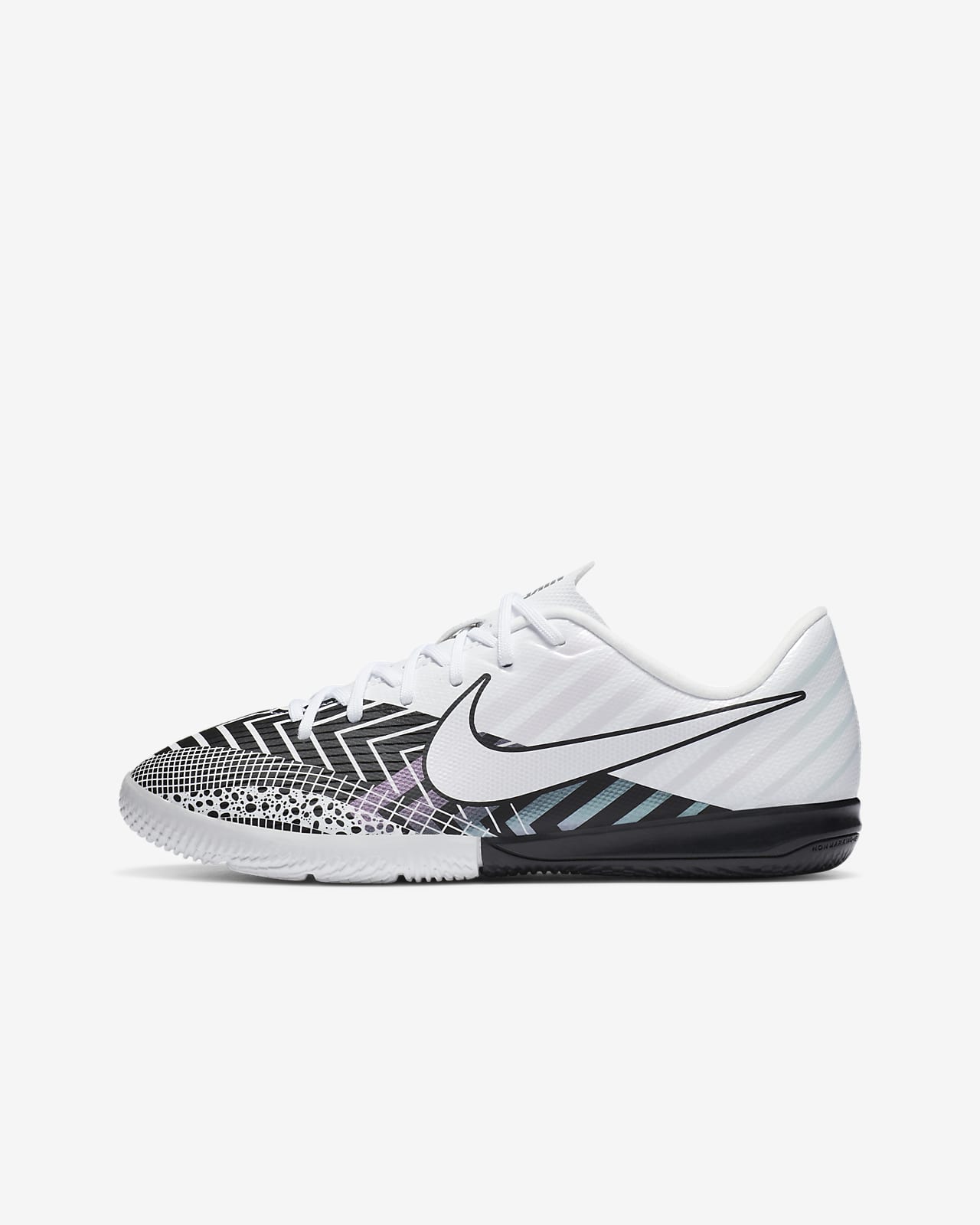 white mercurial indoor soccer shoes