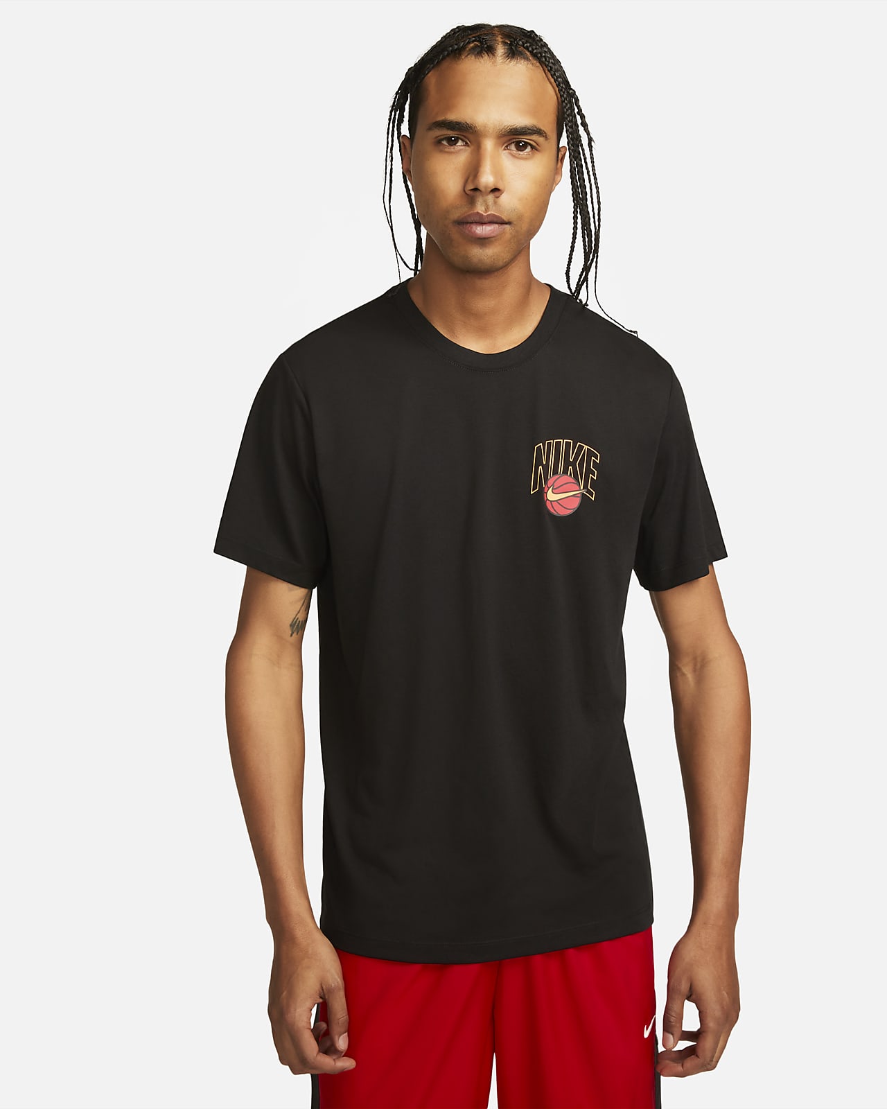 Nike Men Black AS Chicago Bulls DRI-FIT Basketball T-shirt
