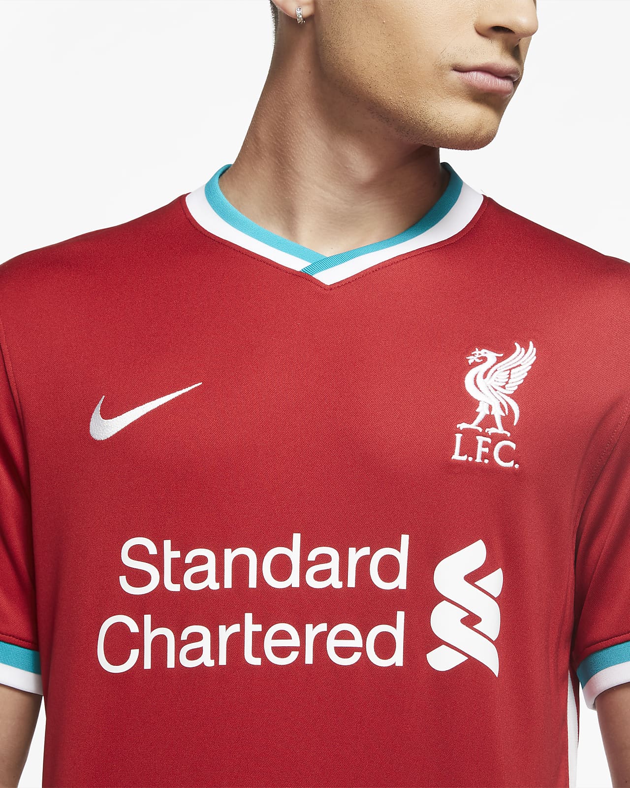 Camiseta de fútbol para hombre Liverpool FC de local Stadium 2020-2021.  Nike.com