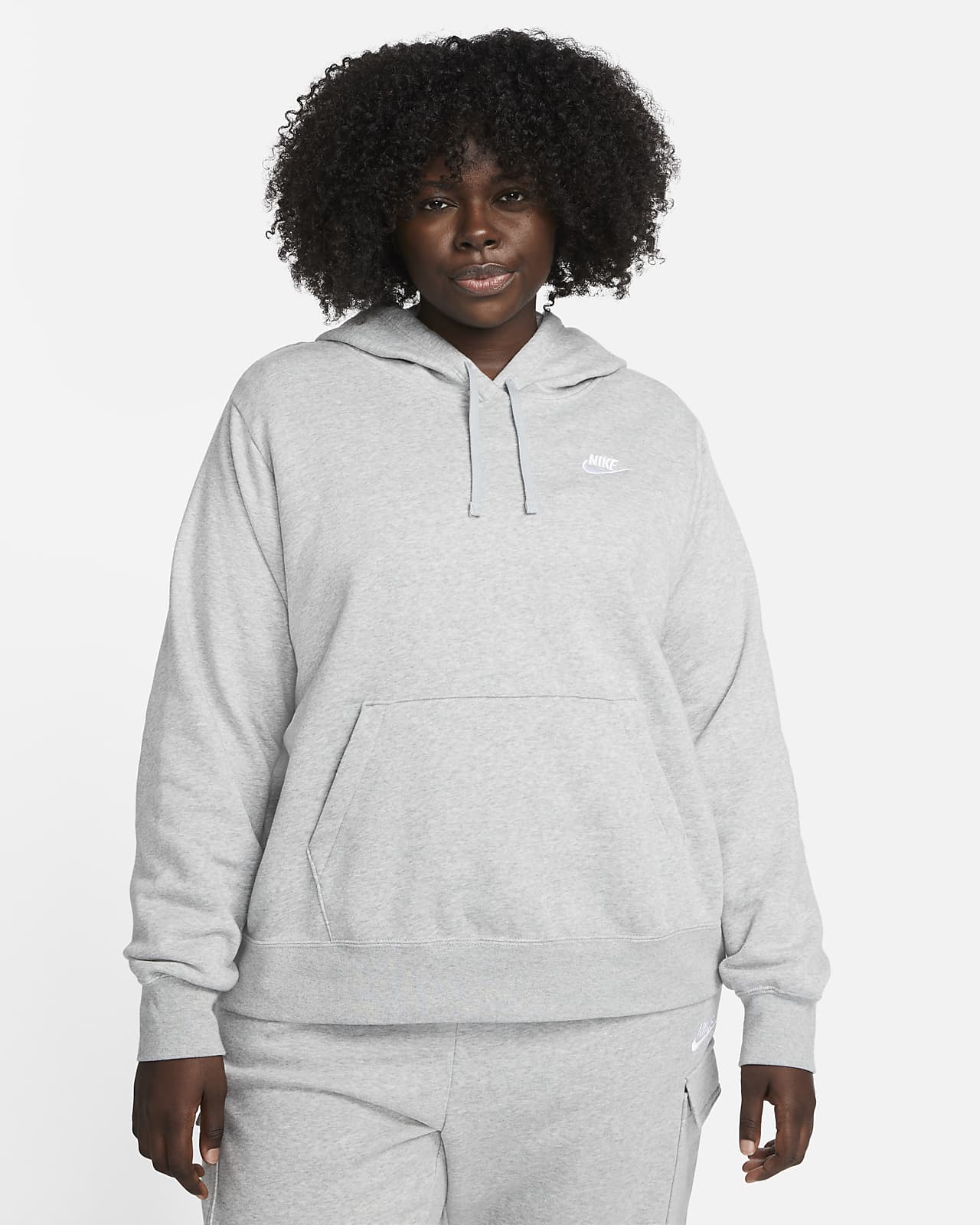 Nike Sportswear Club Fleece Sudadera con capucha (Talla grande) - Mujer