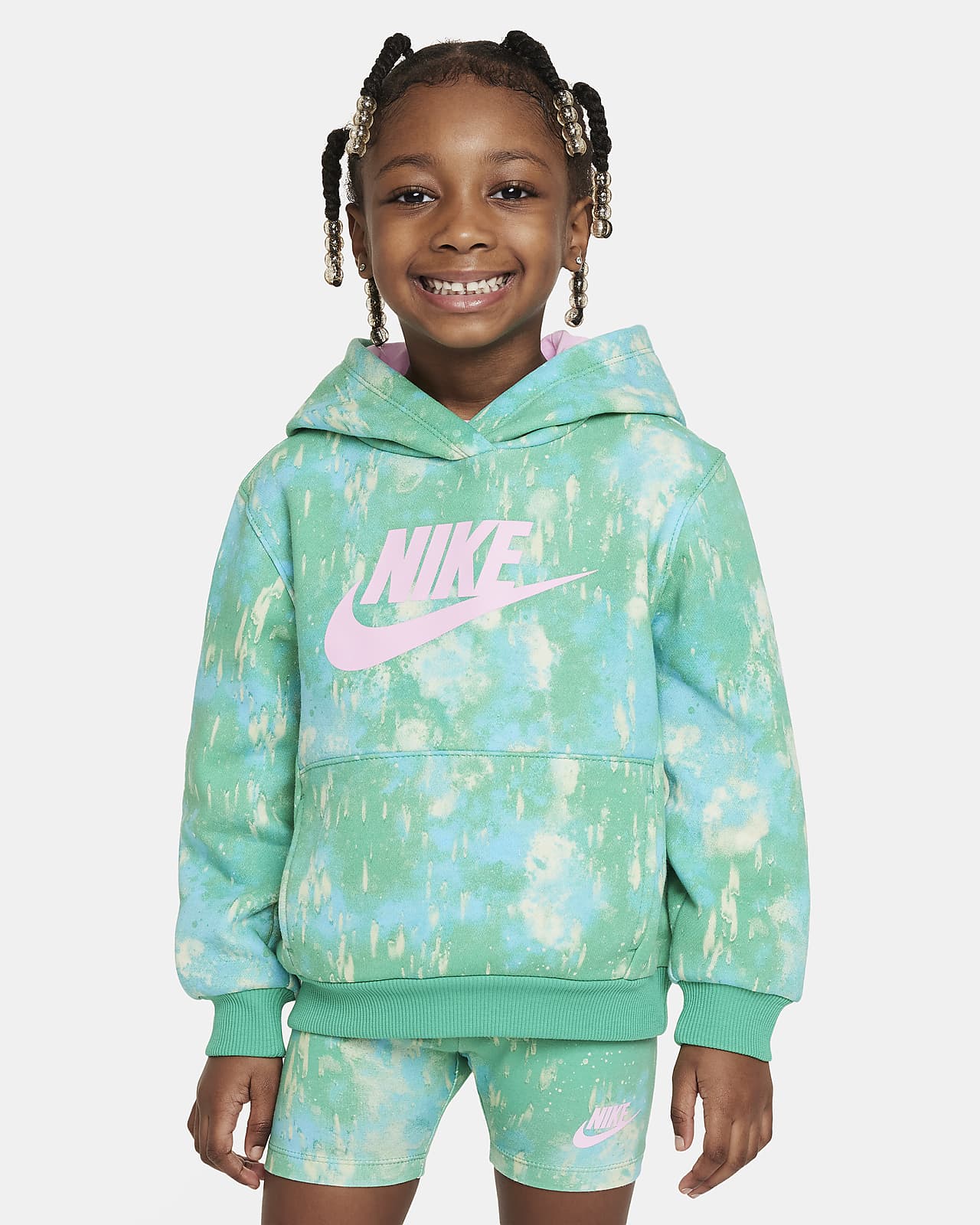 Nike Printed Club Toddler Pullover Hoodie