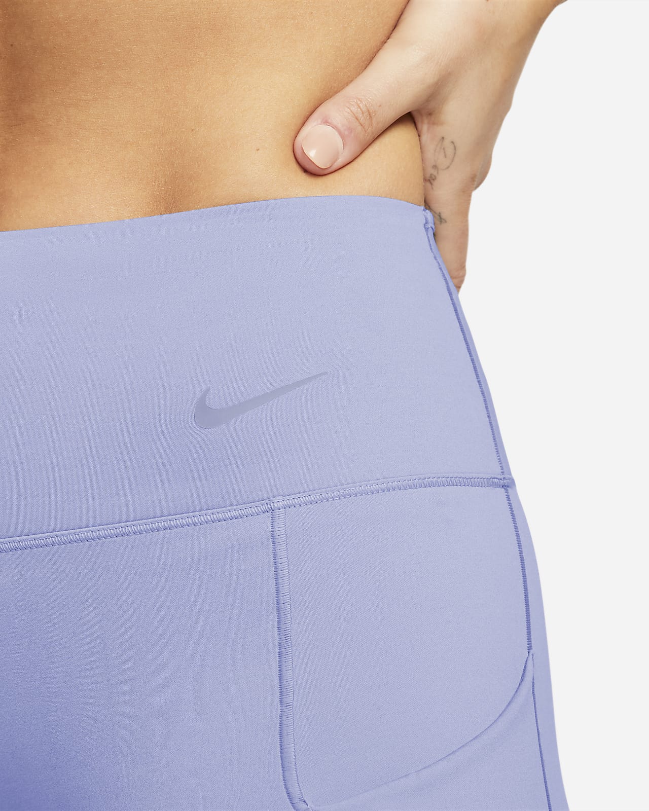 Leggings a todo o comprimento de cintura normal e suporte firme com bolsos  Nike Go para mulher