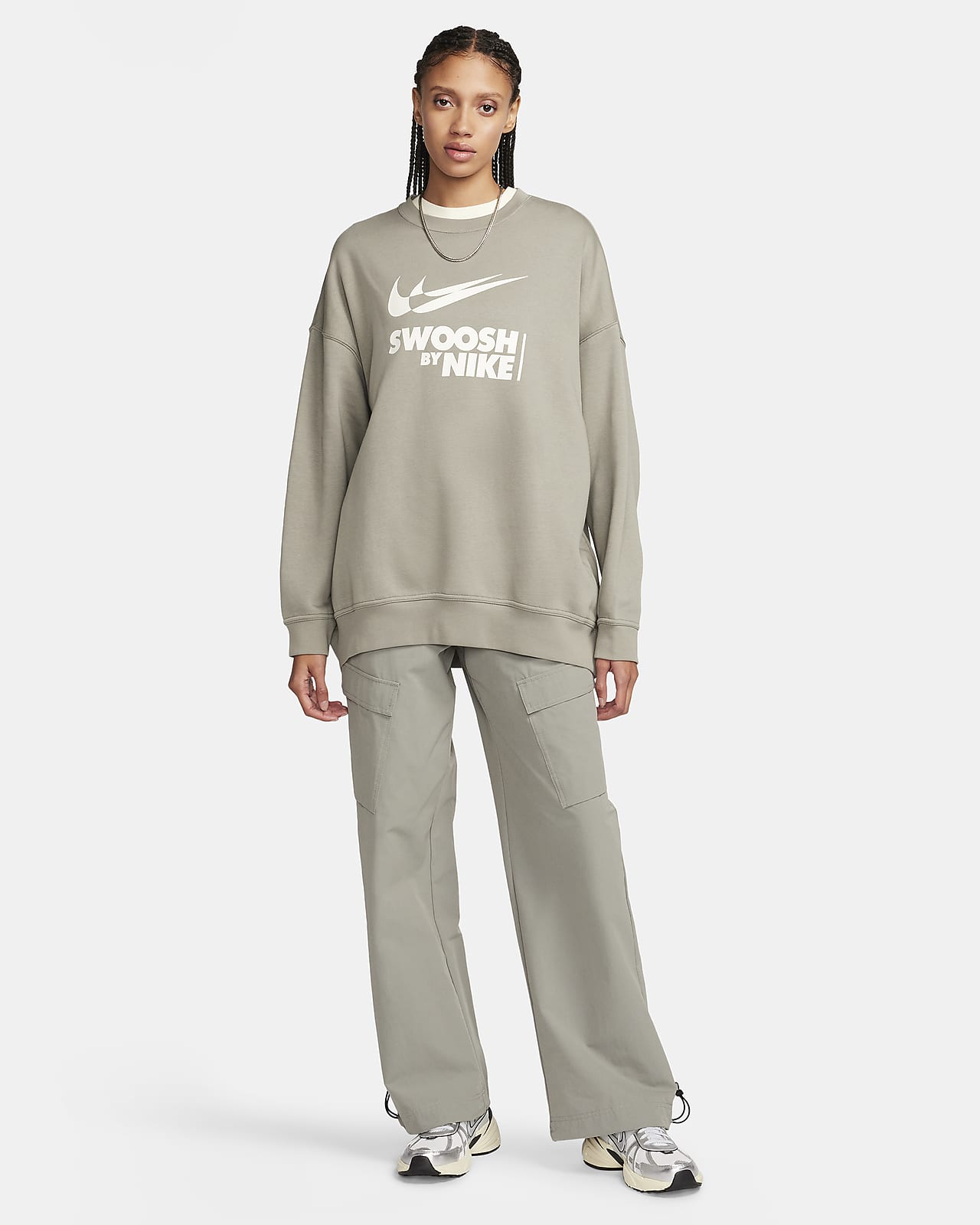 Nike oversized shirt best sale dames