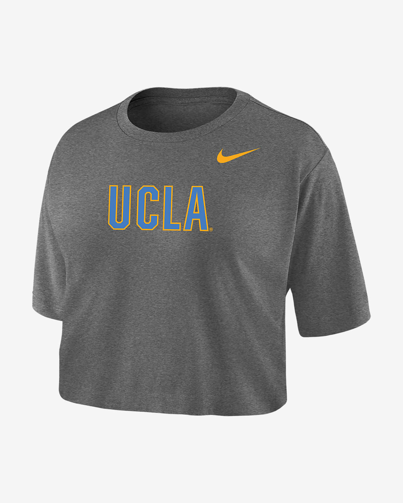 Nike College DriFIT (UCLA) Women's Crop TShirt.
