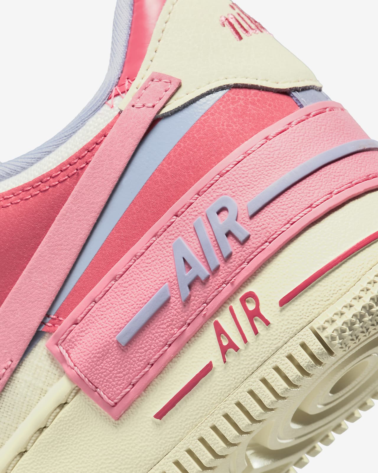 Nike Women's Air Force 1 Shadow in Pink | Size 8.5 | CI0919-601