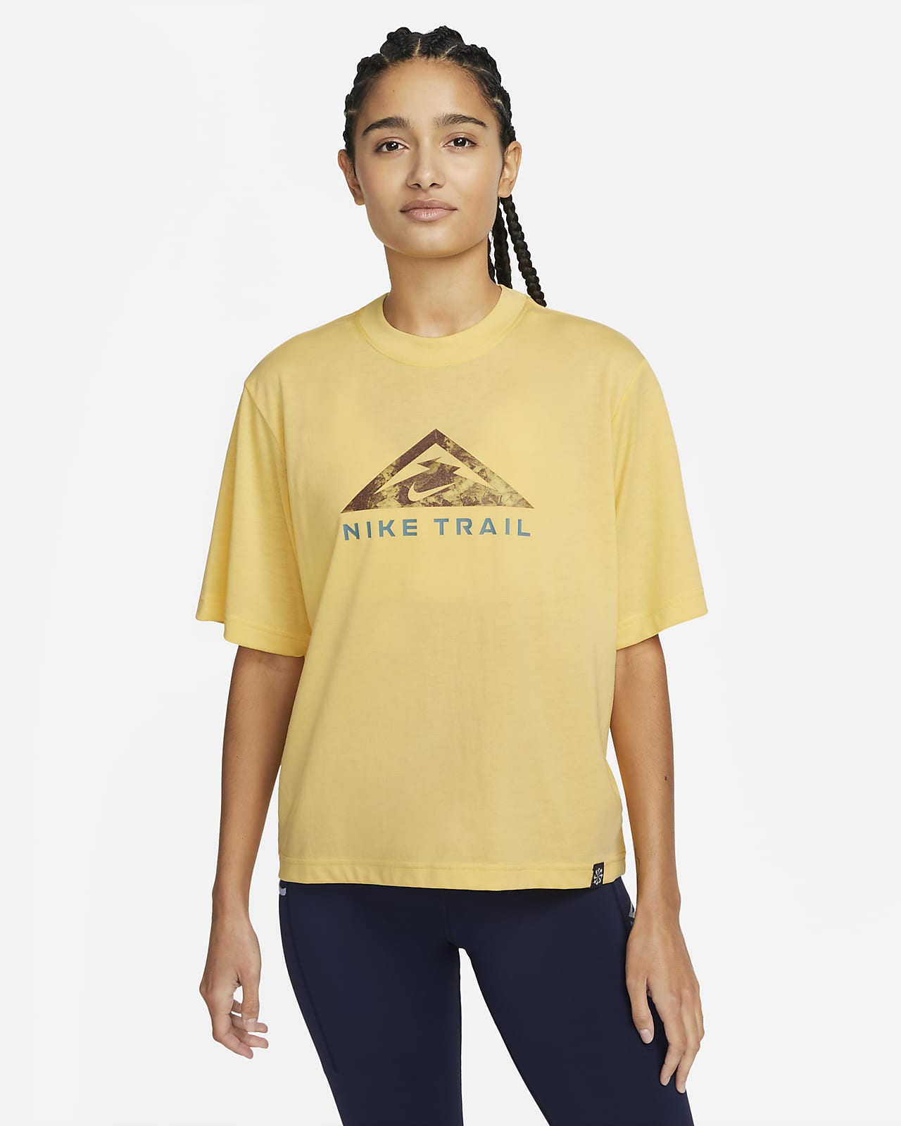 disfraz malo campo Nike Dri-FIT Trail Camiseta de manga corta - Mujer. Nike ES