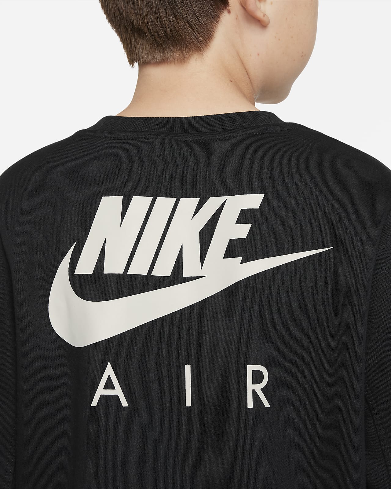 Rundhalset Air-sweatshirt til større børn Nike DK