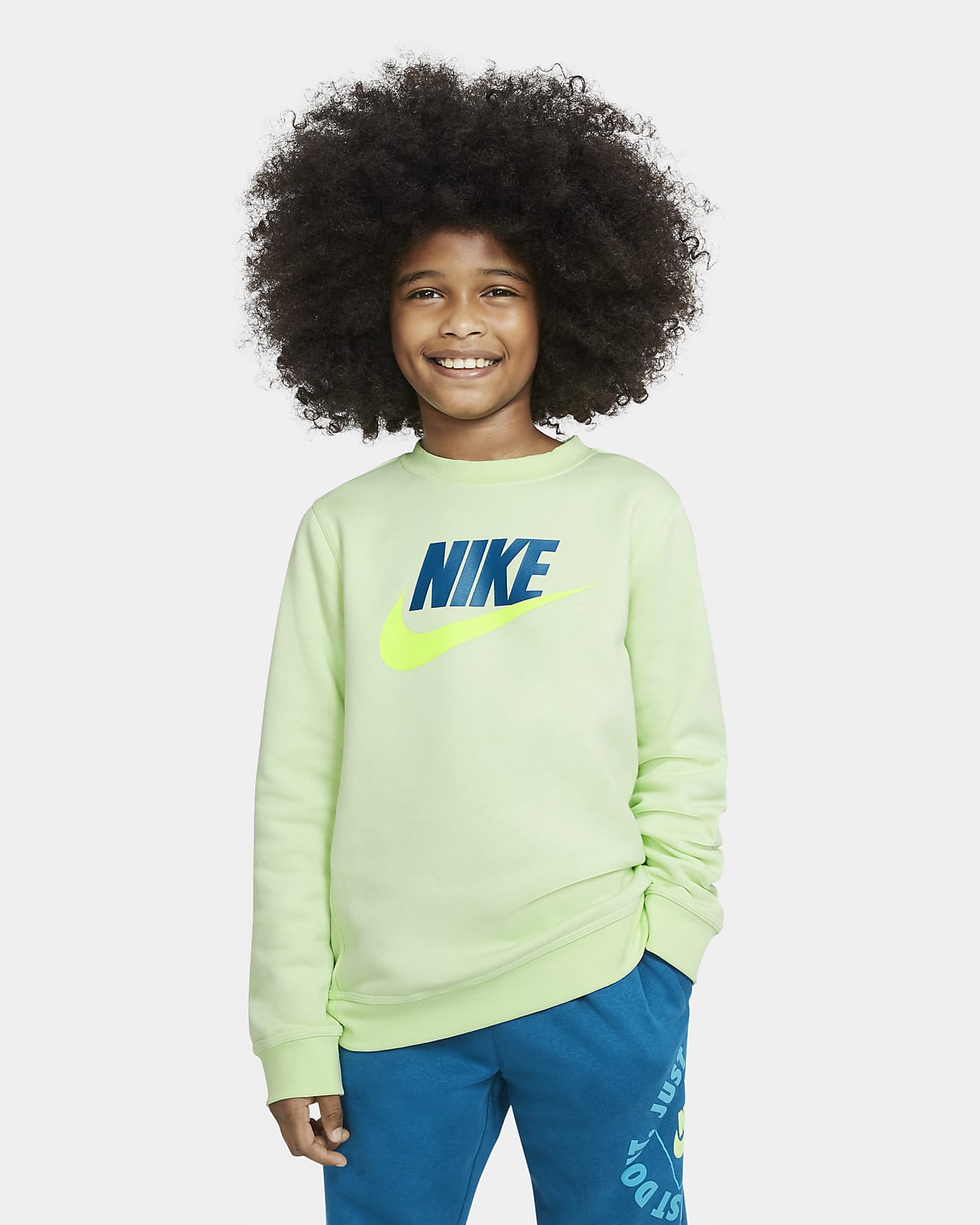 nike sportswear club fleece green