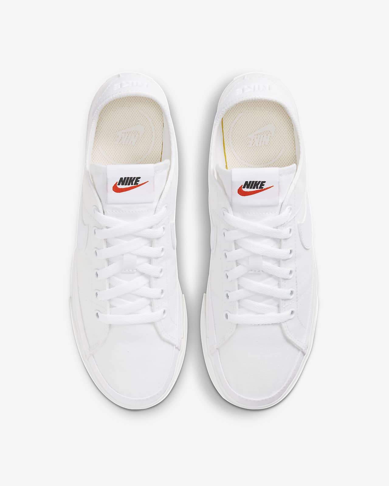 womens court legacy canvas sneaker in white