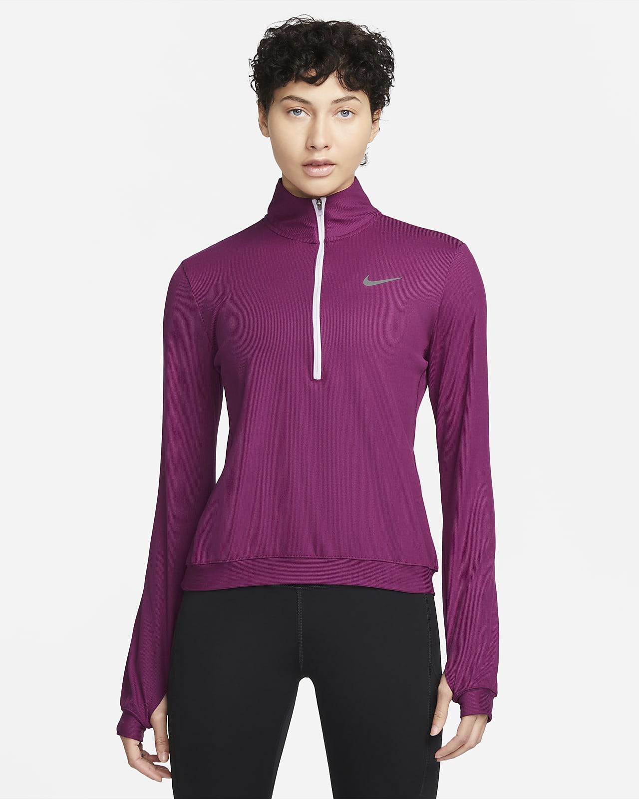 nike dri fit running pullover women's