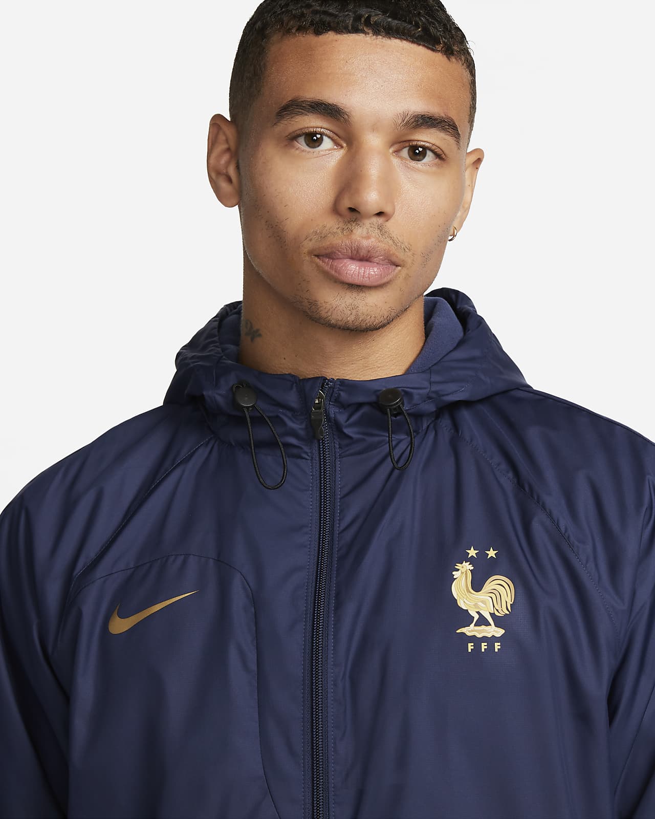 FFF Strike Men's Nike DriFIT Hooded Football Jacket. Nike PT