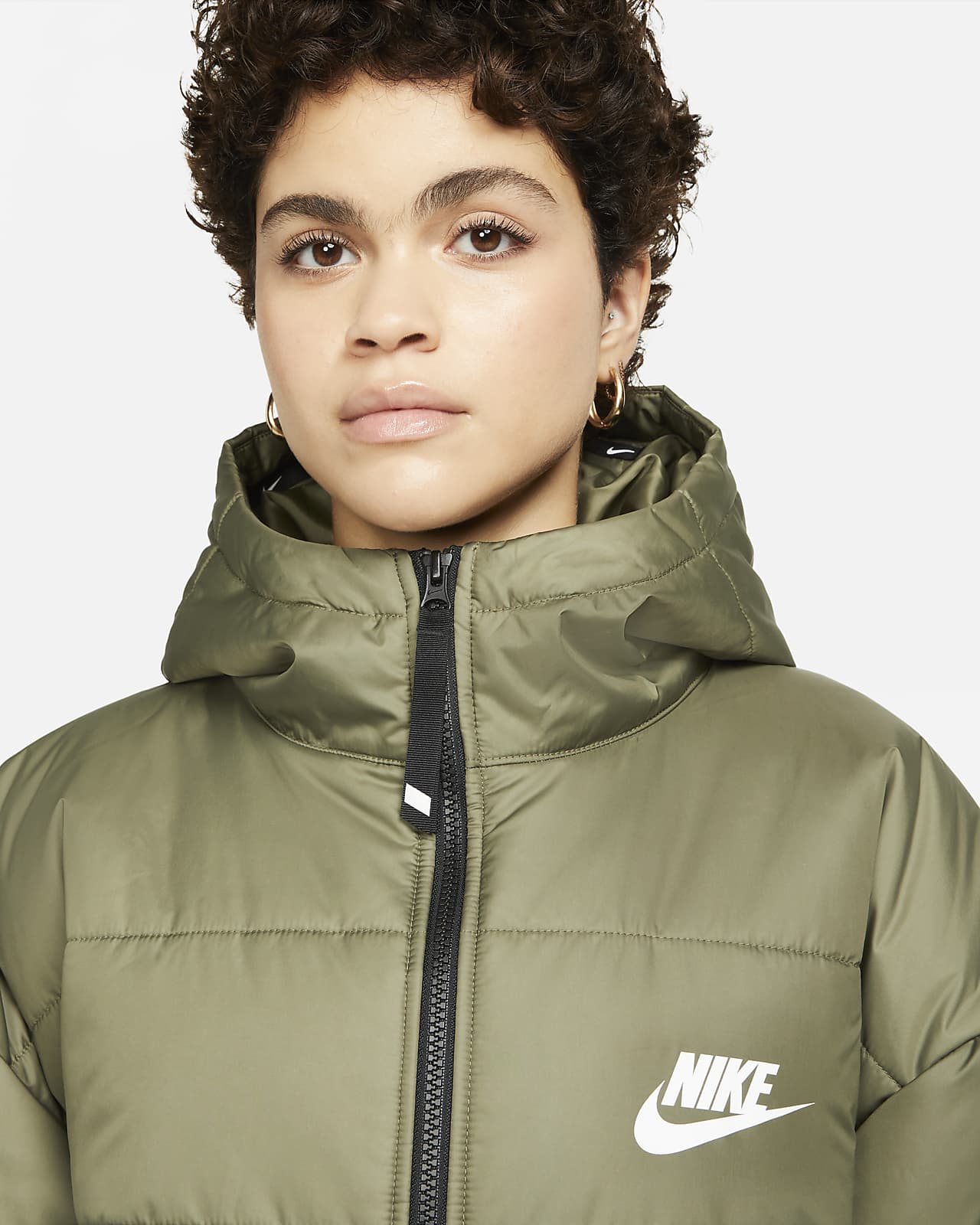 nike parka olive