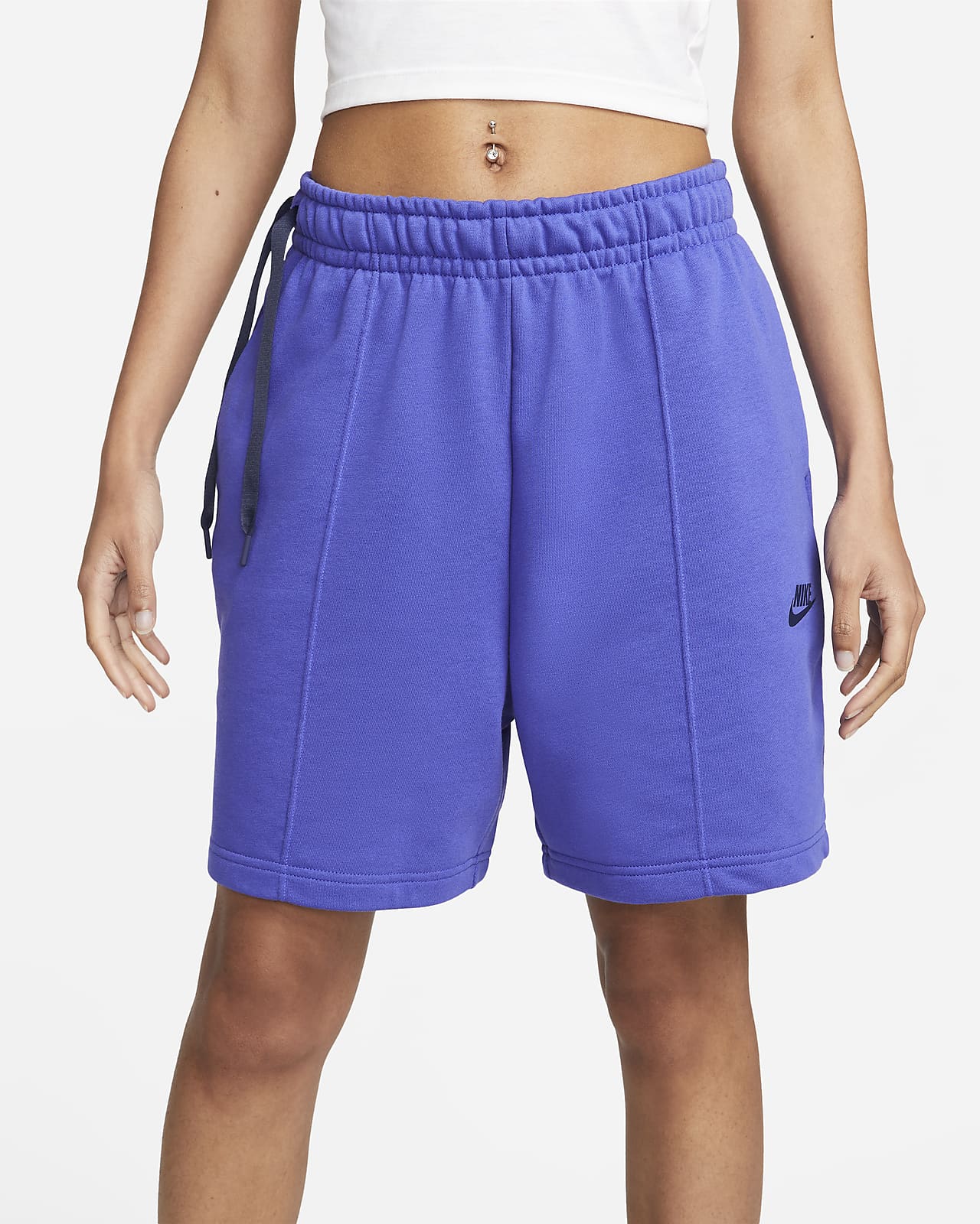 purple and blue nike shorts