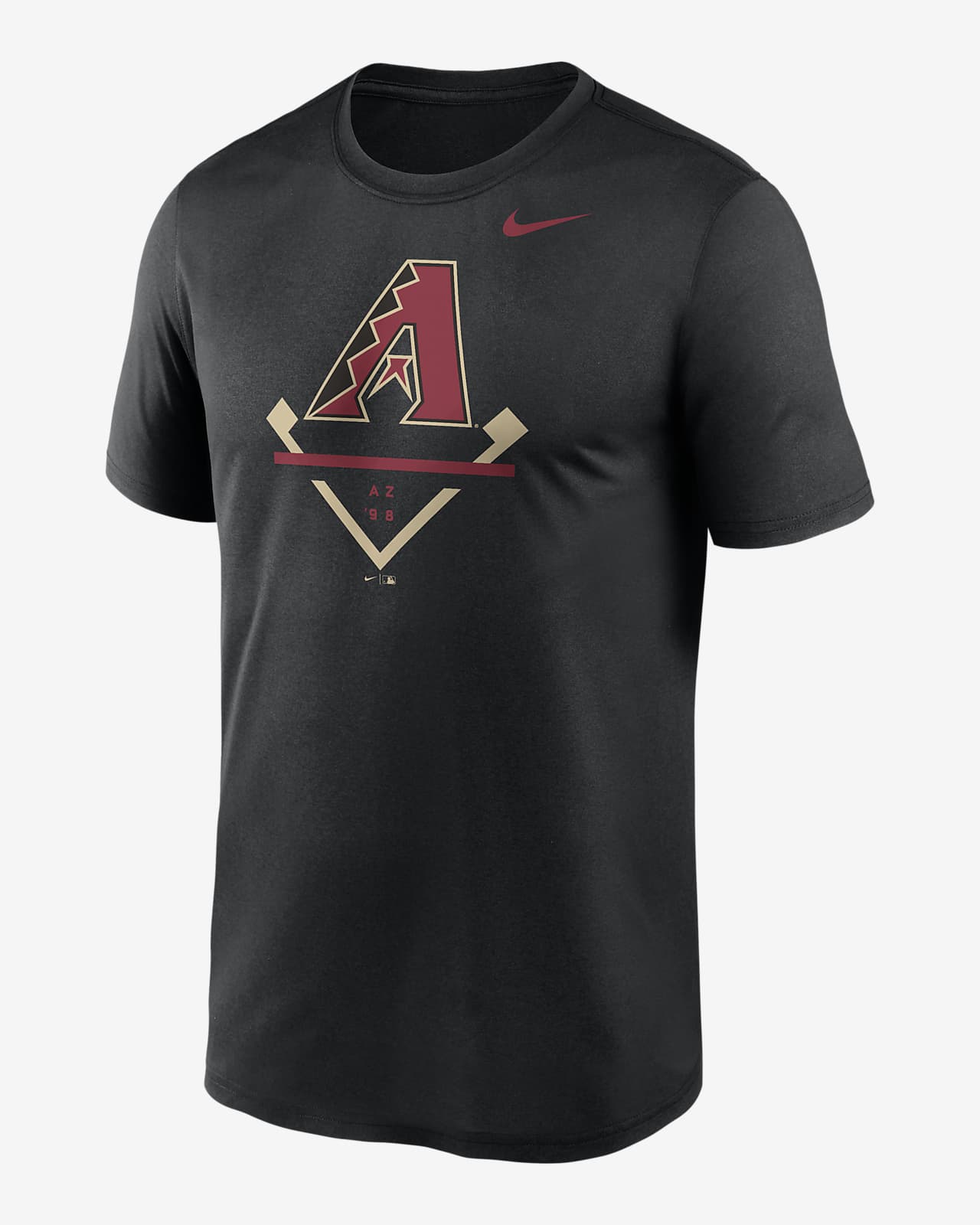 Diamondbacks) Legend Icon T-Shirt. Nike Arizona Dri-FIT Men\'s (MLB