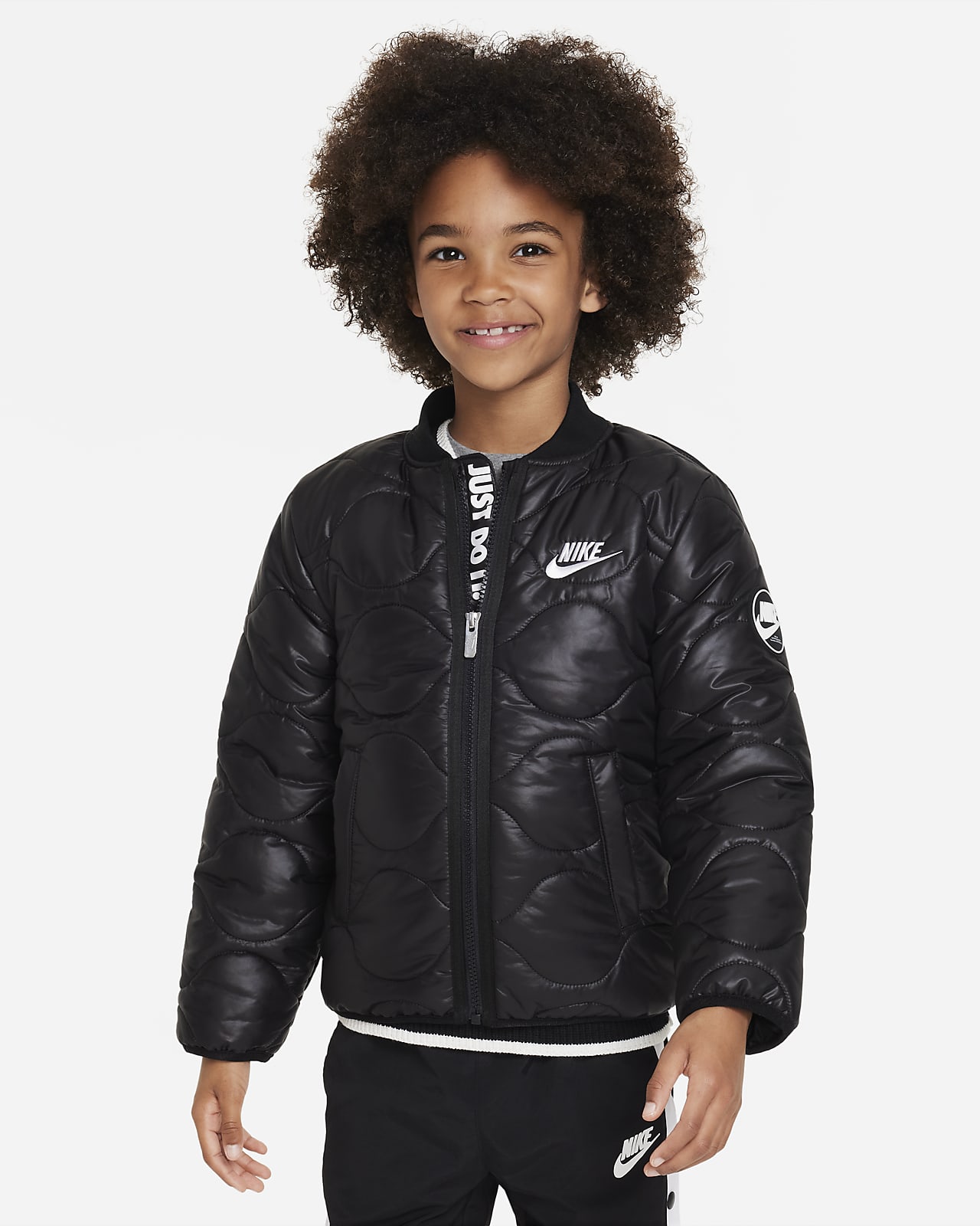 Nike Quilted Bomber Little Kids Jacket