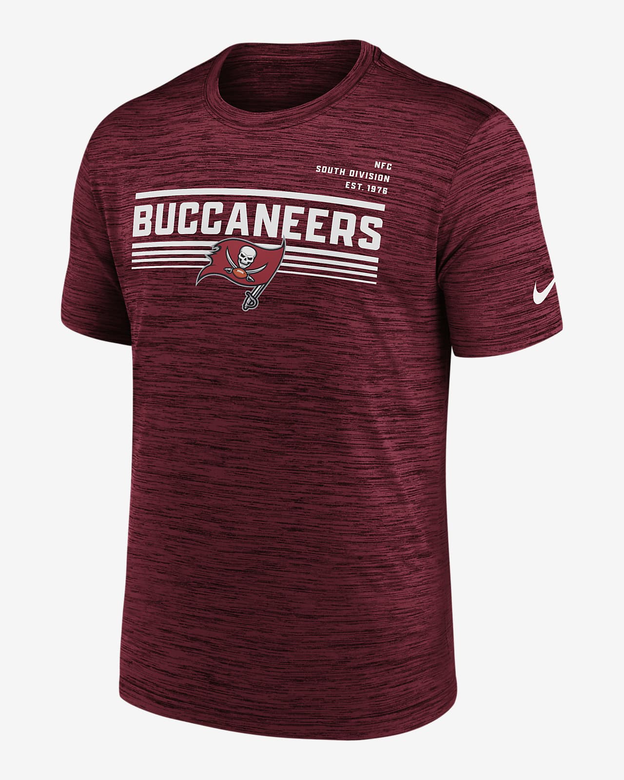 Men's Nike Red Tampa Bay Buccaneers Velocity Arch Performance T-Shirt Size: Medium