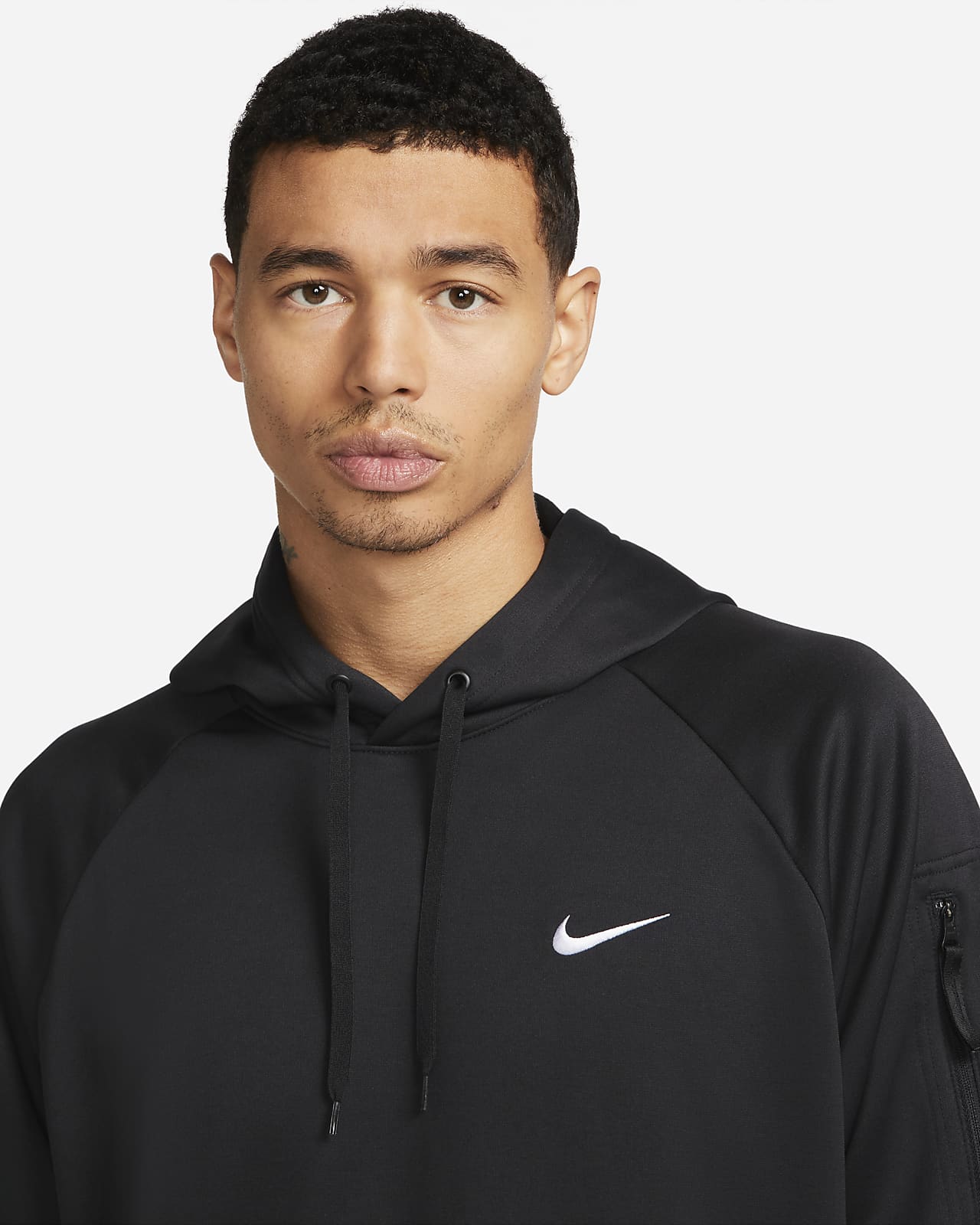Nike Therma Men's Therma-FIT Hooded Fitness Pullover.