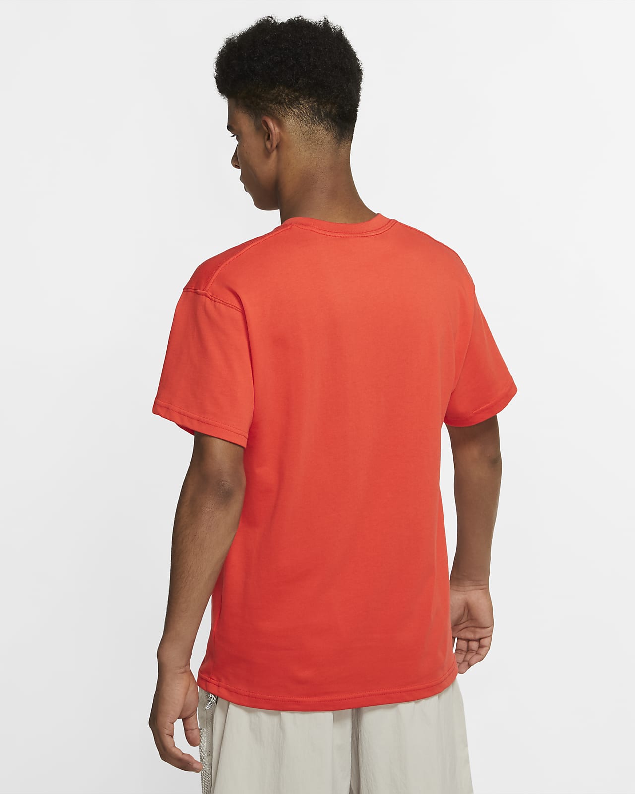 red nike graphic tees