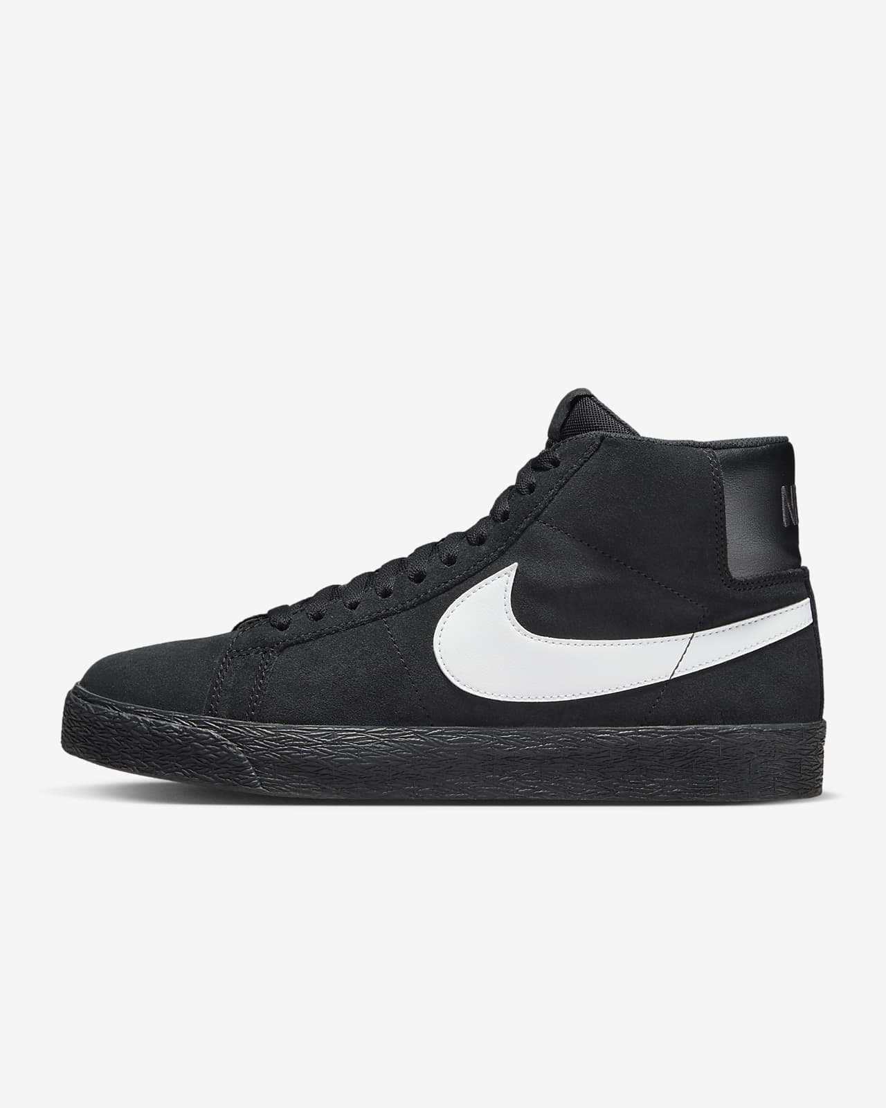 nike sb zoom blazer mid black white