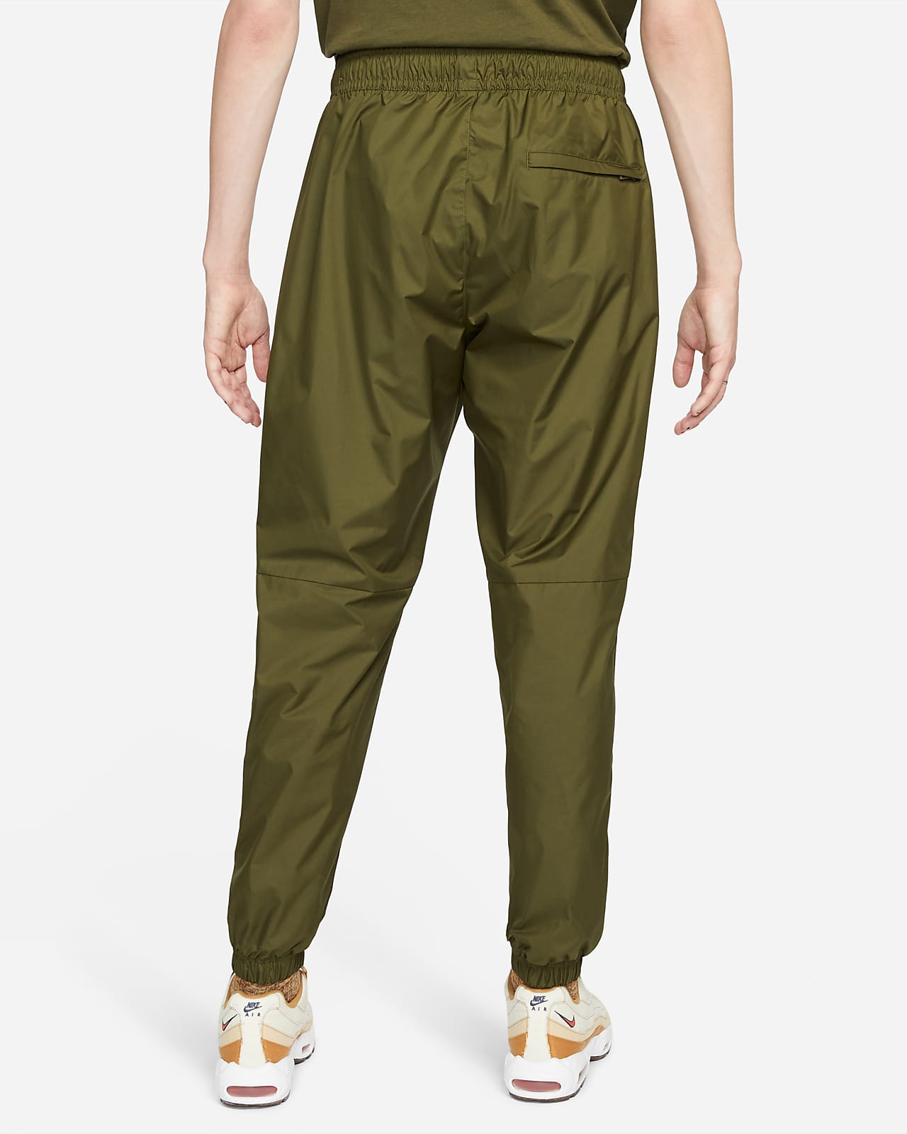 nike cargo woven track pants olive grey