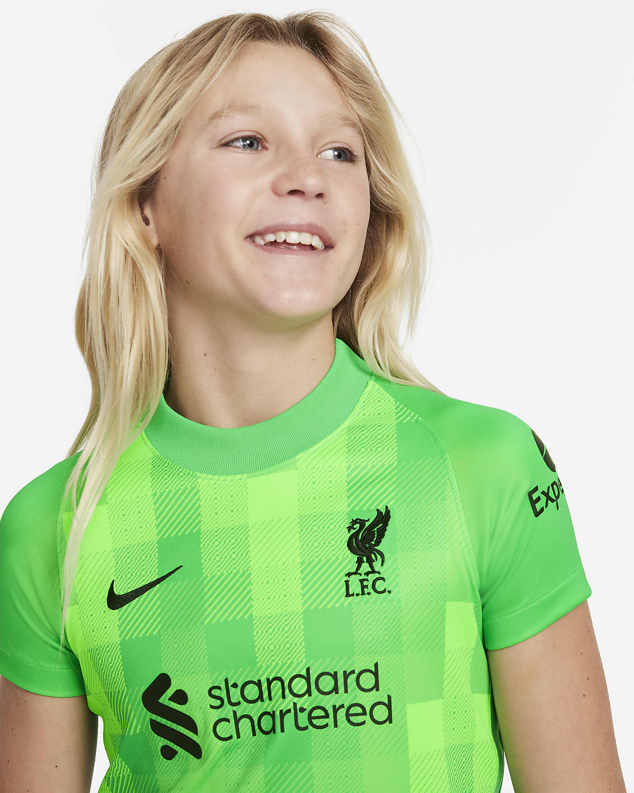 Liverpool Fc 2021 22 Goalkeeper Fussballtrikot Set Fur Jungere Kinder Nike De