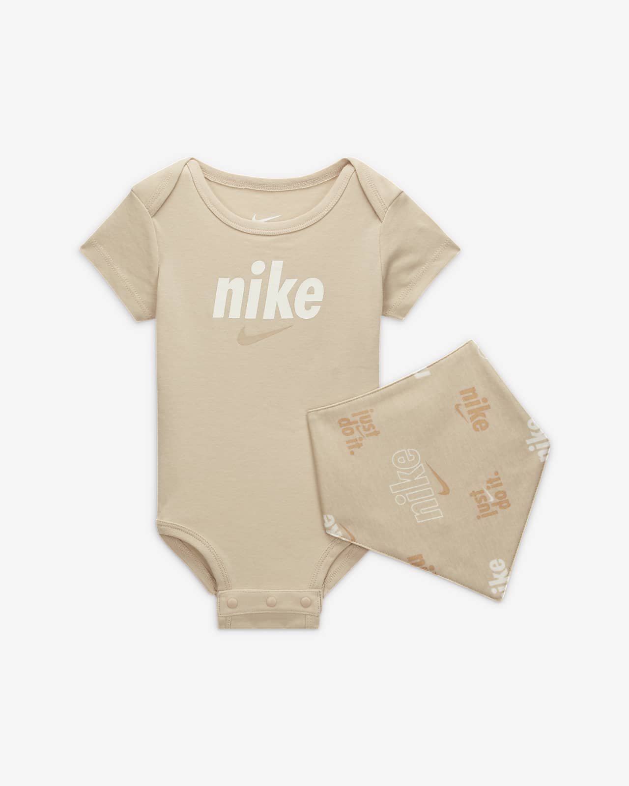 Nike E1D1 Bib and Bodysuit Set Baby (12-24M) 3-Piece Bodysuit Set. Nike.com