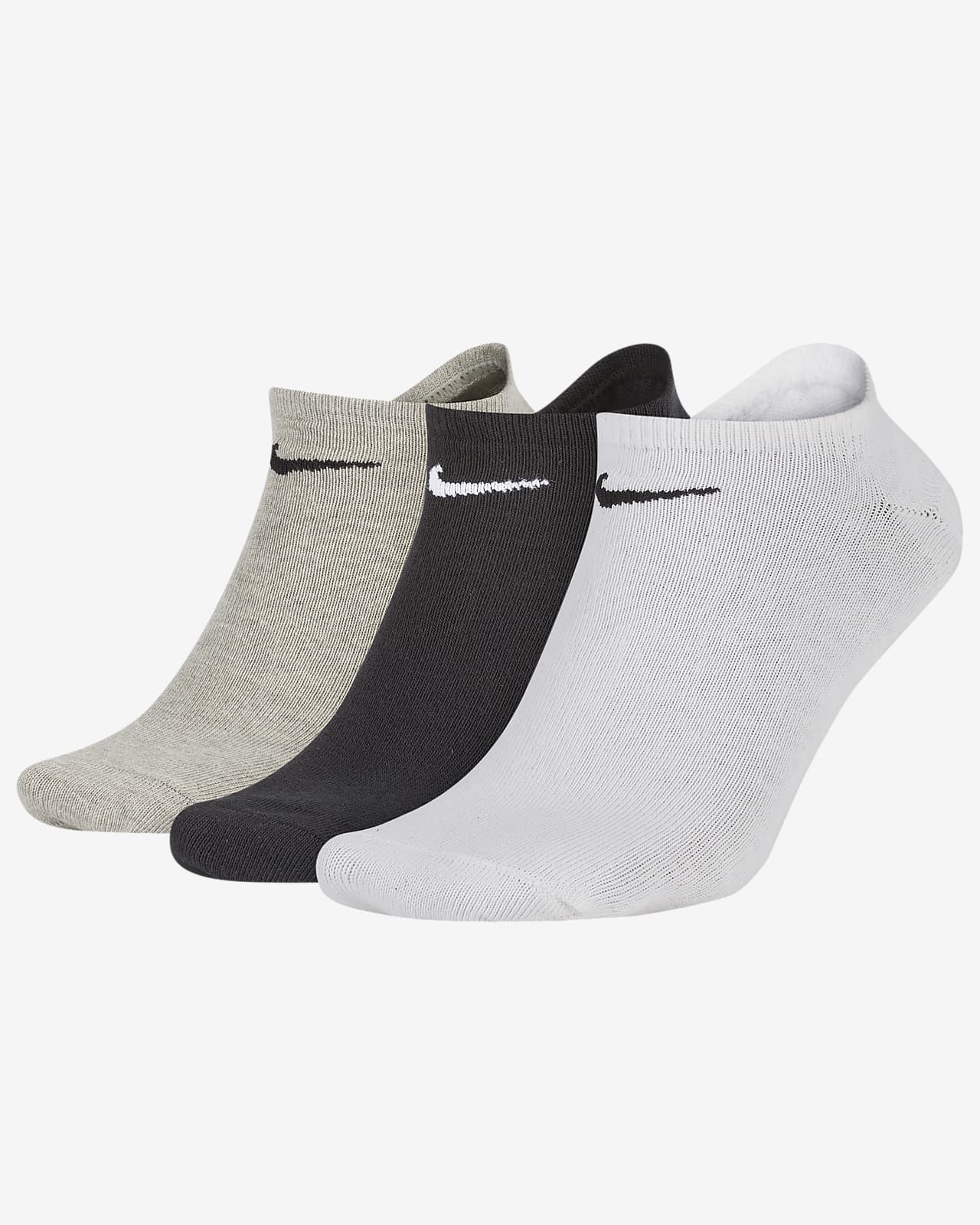 Nike Chaussettes Noshow 3 Paires Blanc - Sous-vêtements