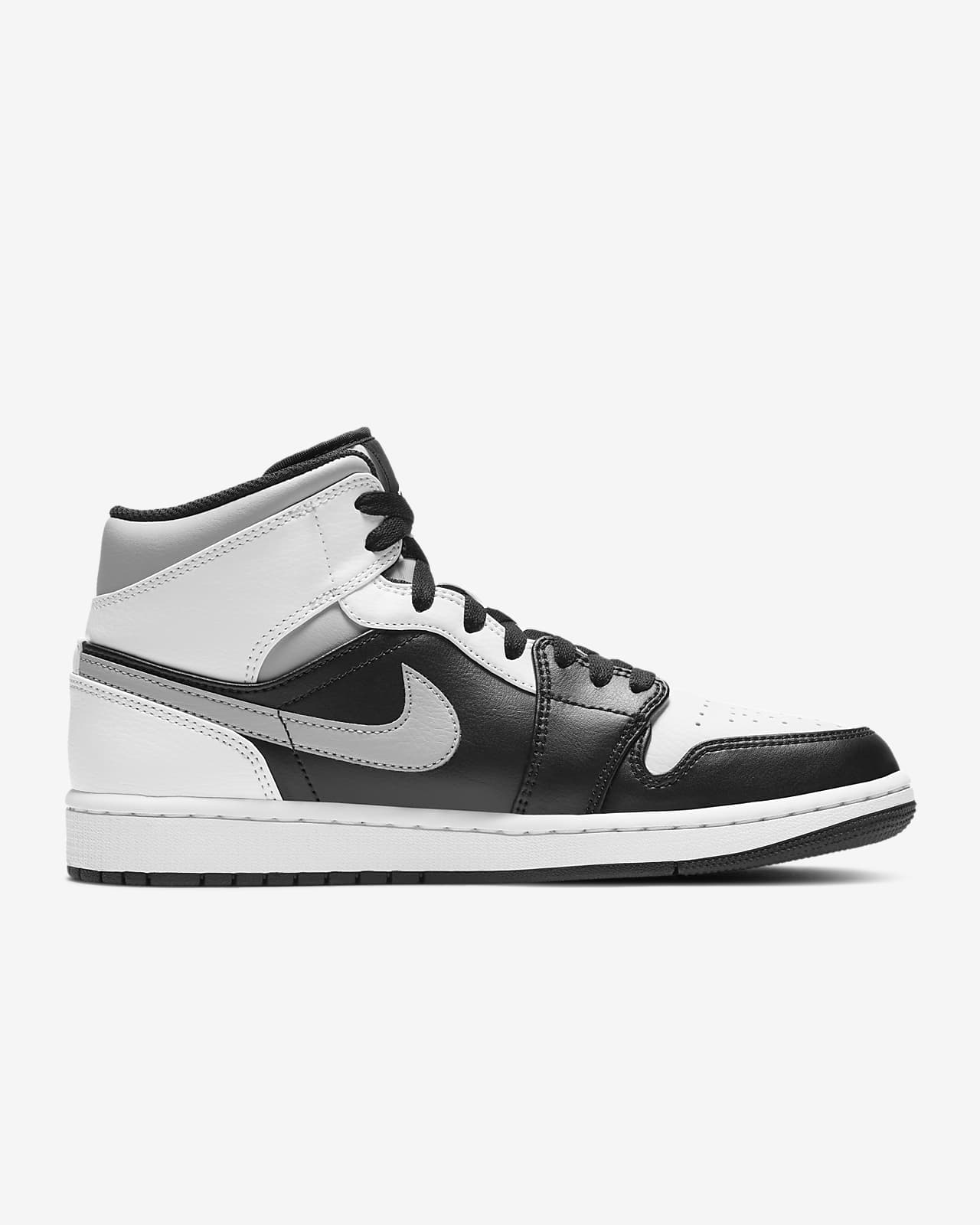 nike jordan 1 mid white trainers