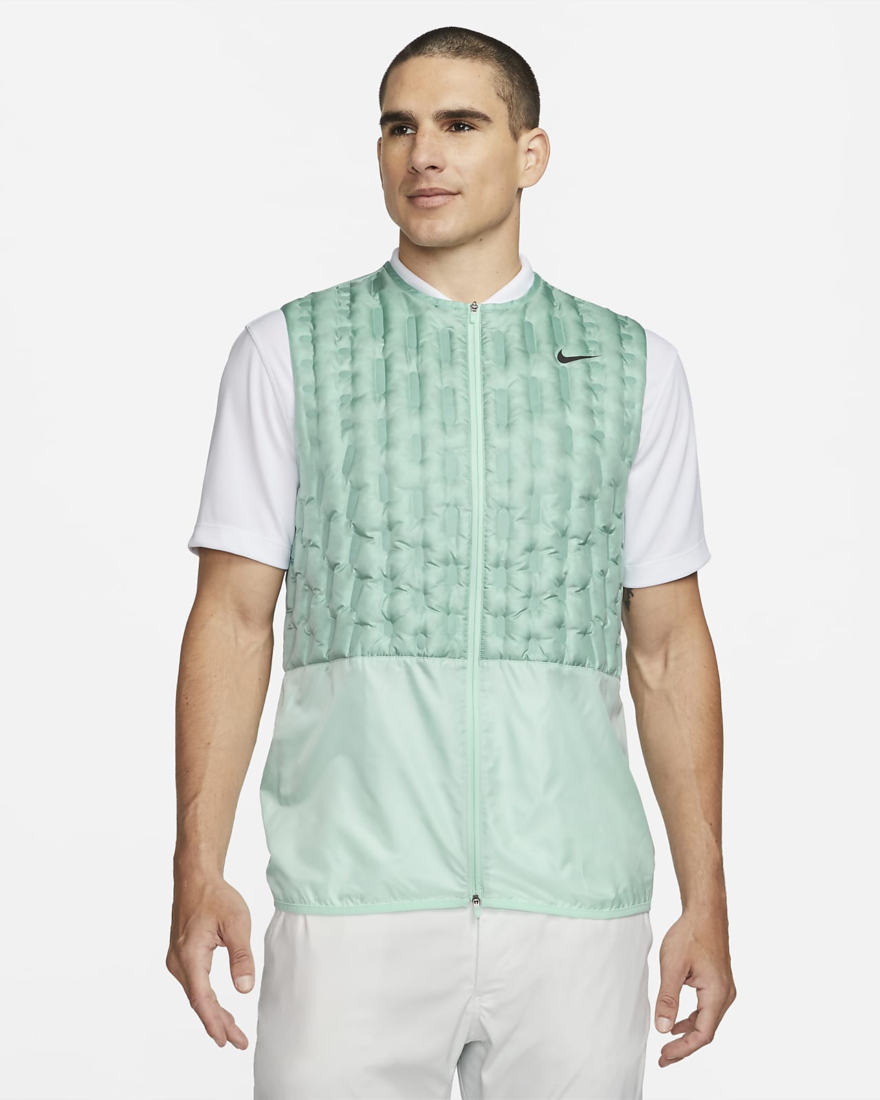 Nike Therma-FIT Repel Men's Full-Zip Down Golf Vest.