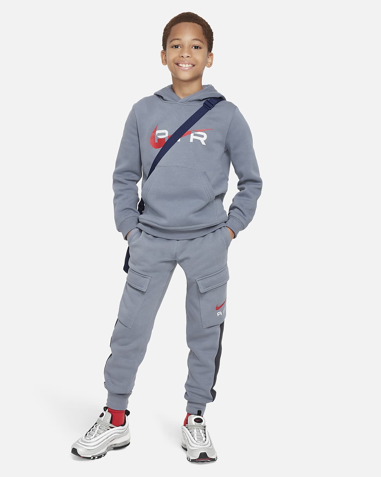 Sweat à capuche en tissu Fleece Nike Air Max pour homme