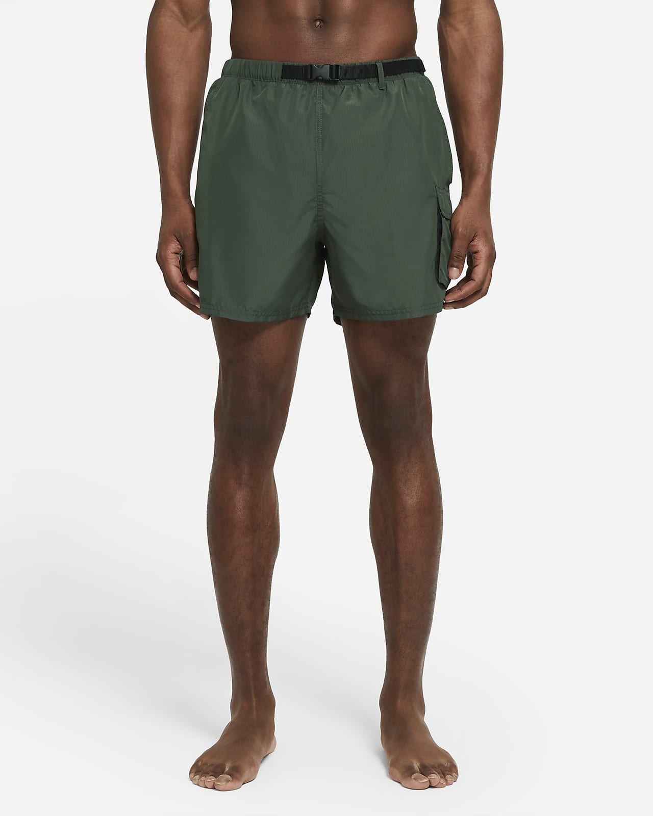 white nike swim trunks