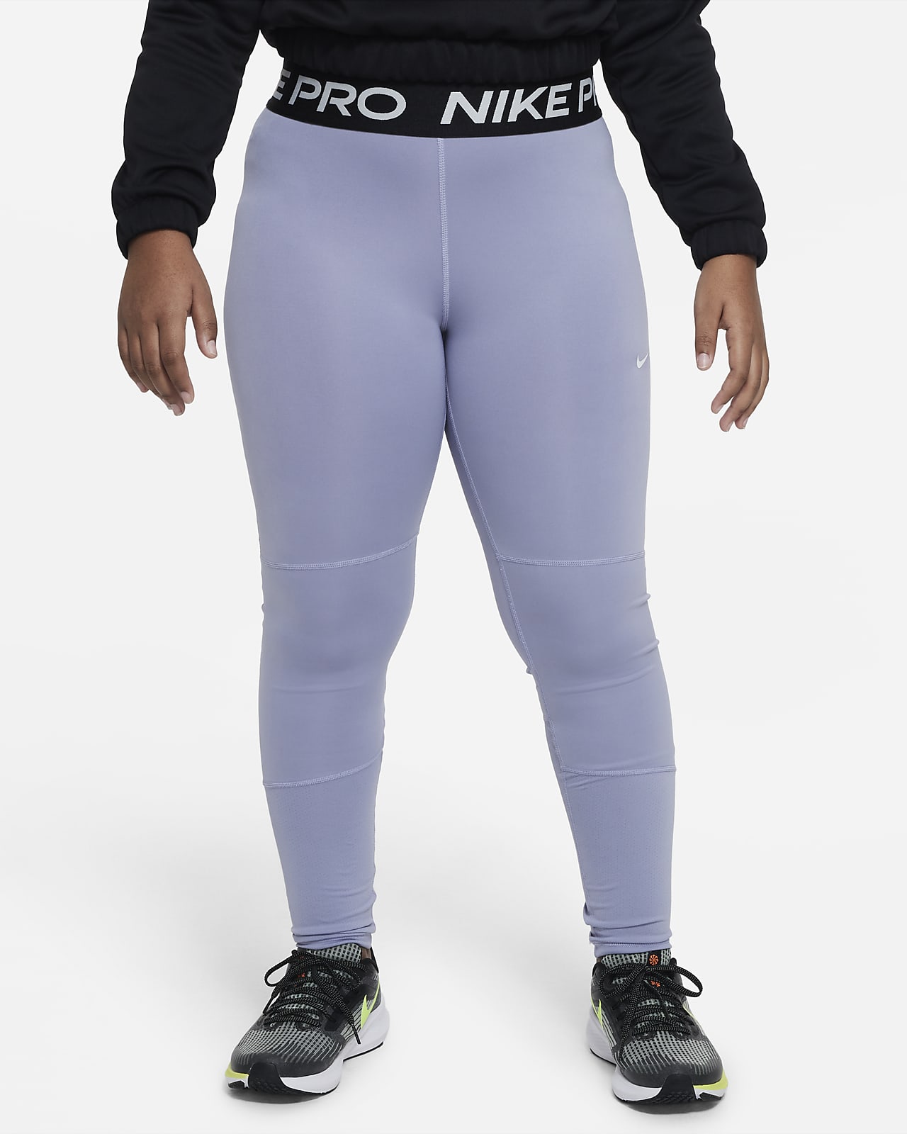 udvikle mode krone Nike Pro-leggings til større børn (piger) (udvidet størrelse). Nike DK