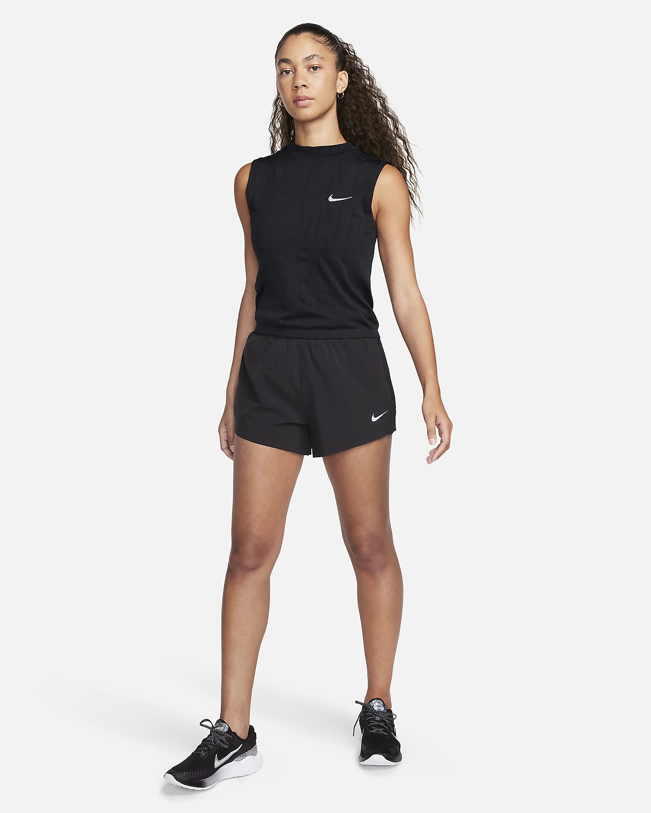 Nike Dri Fit Running Training Pants Black Pockets Athletic Women's Small
