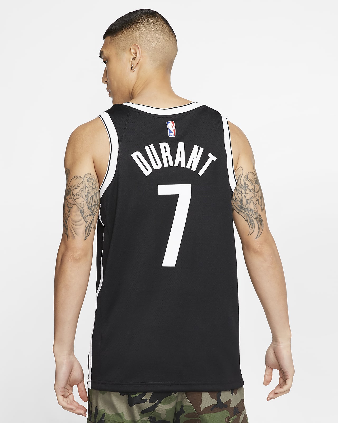 kevin durant nets throwback jersey