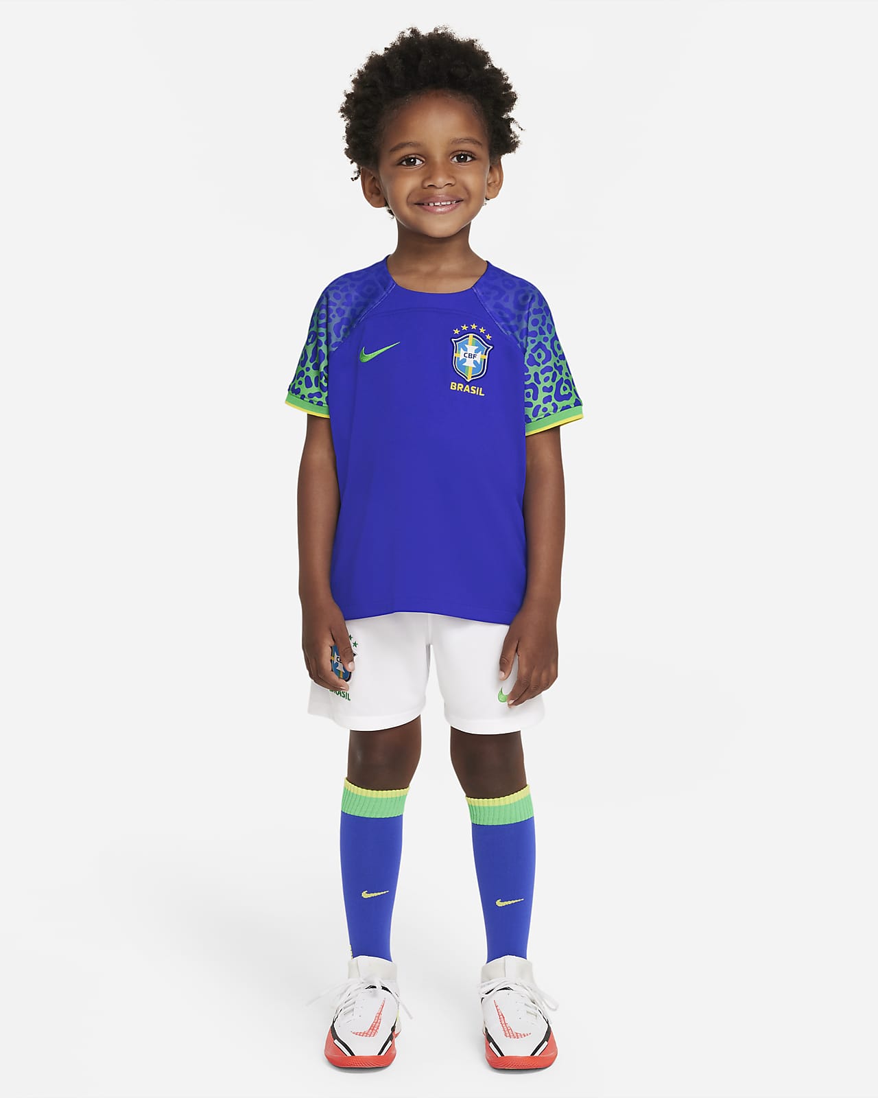 Brazil 2022/23 Away Younger Kids' Football Kit