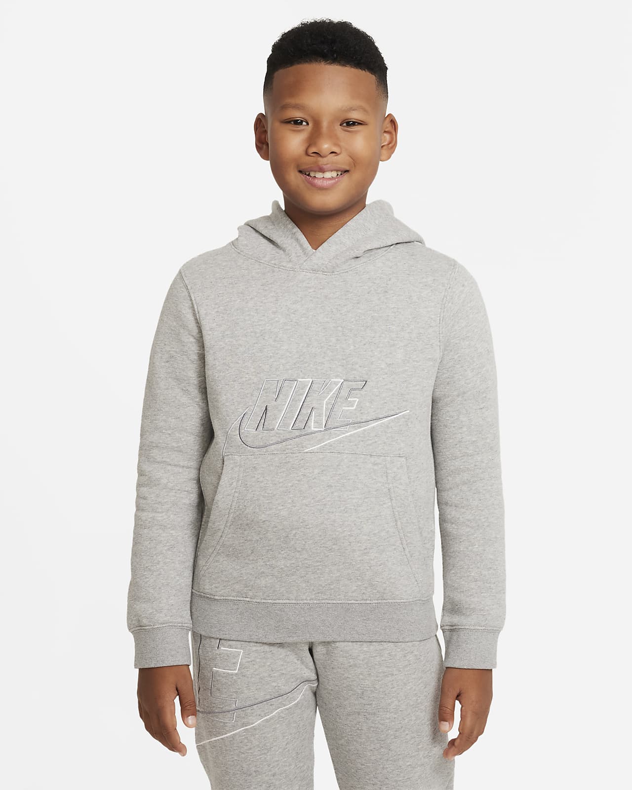 Nike Sportswear-pullover-hættetrøje børn (drenge). Nike DK