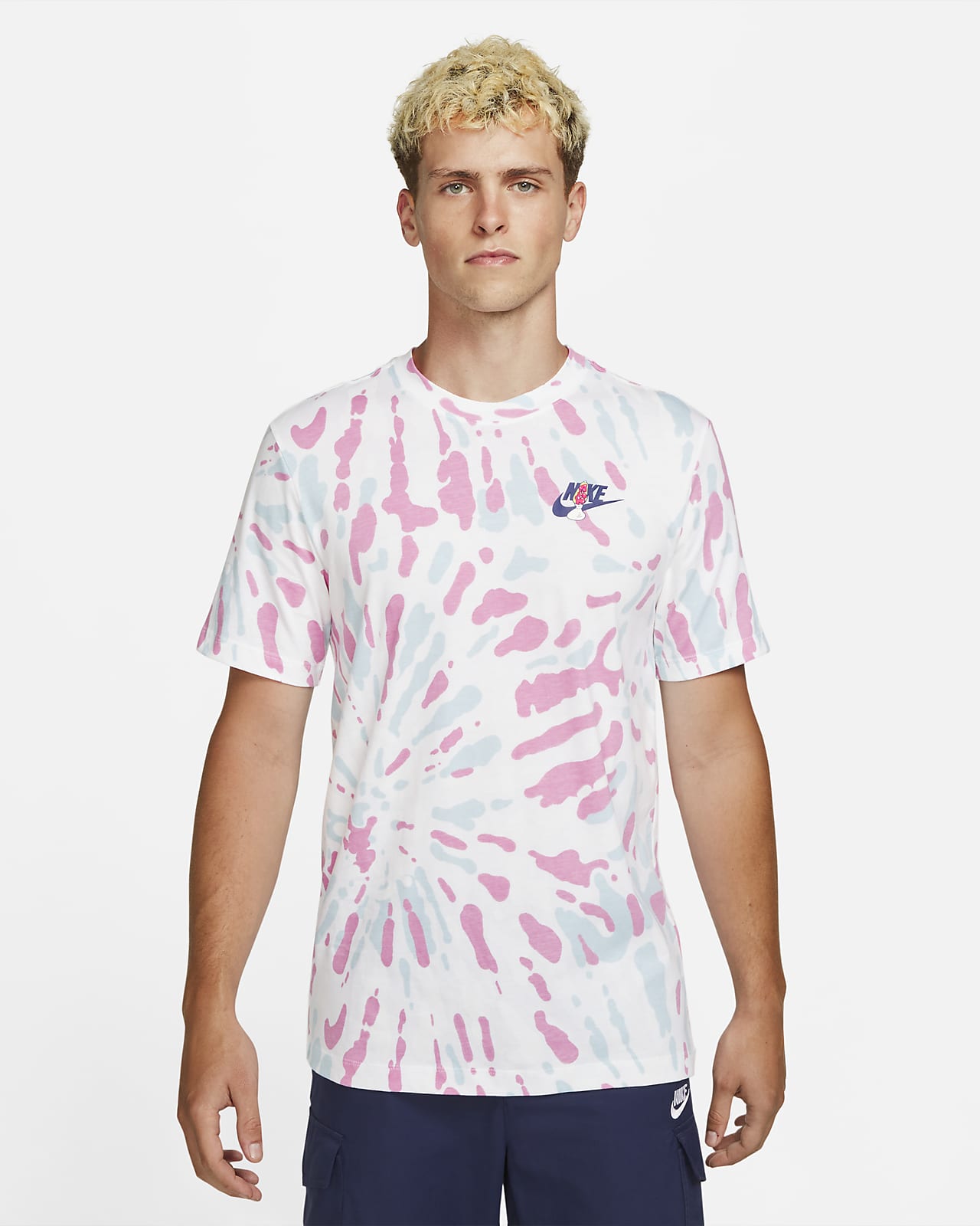 filter nogmaals Immuniteit Nike Sportswear Men's Black Light Tie-Dye T-Shirt. Nike PH