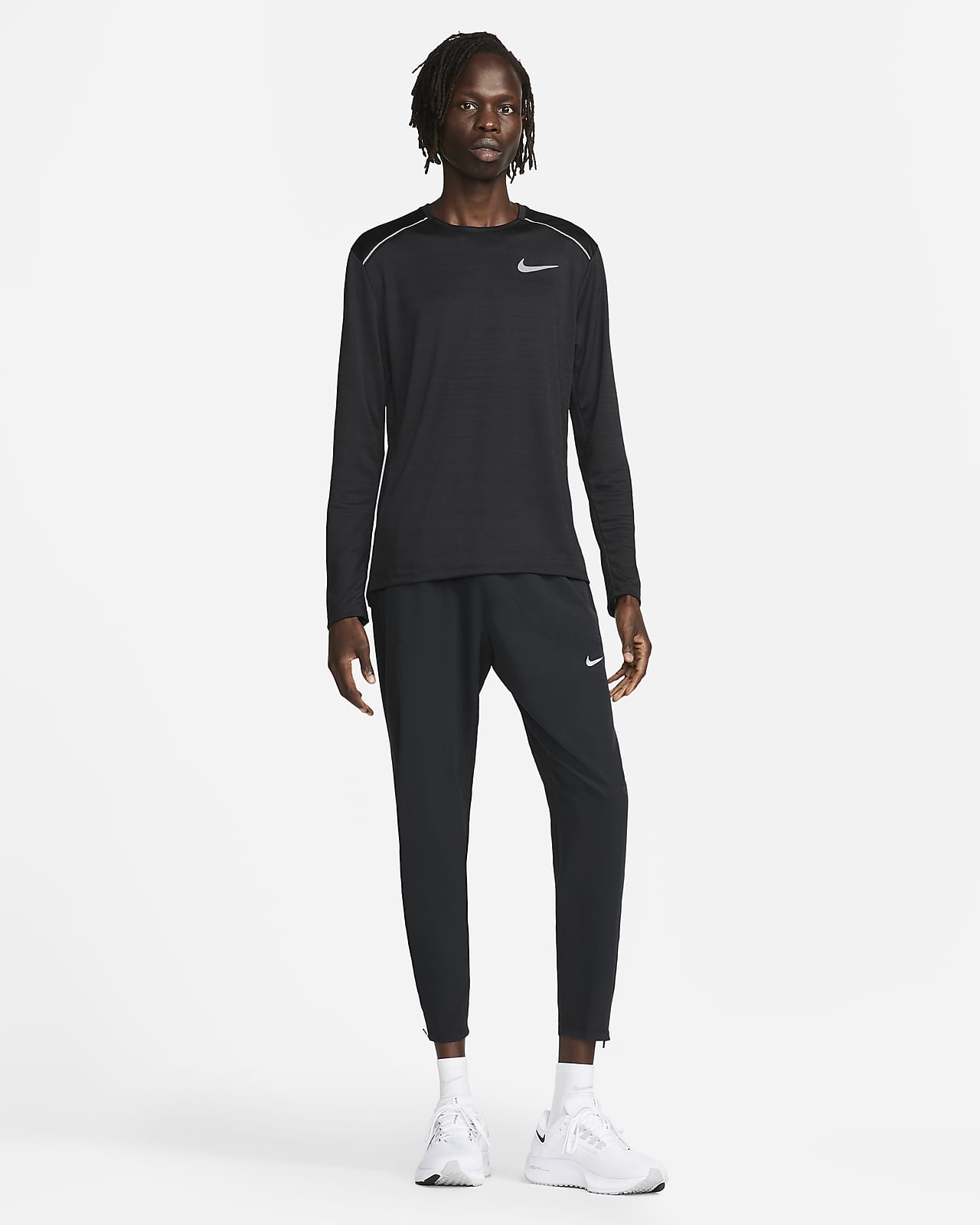 Nike Storm-FIT Phenom Elite Men's Running Tights Pants, Hrey, X