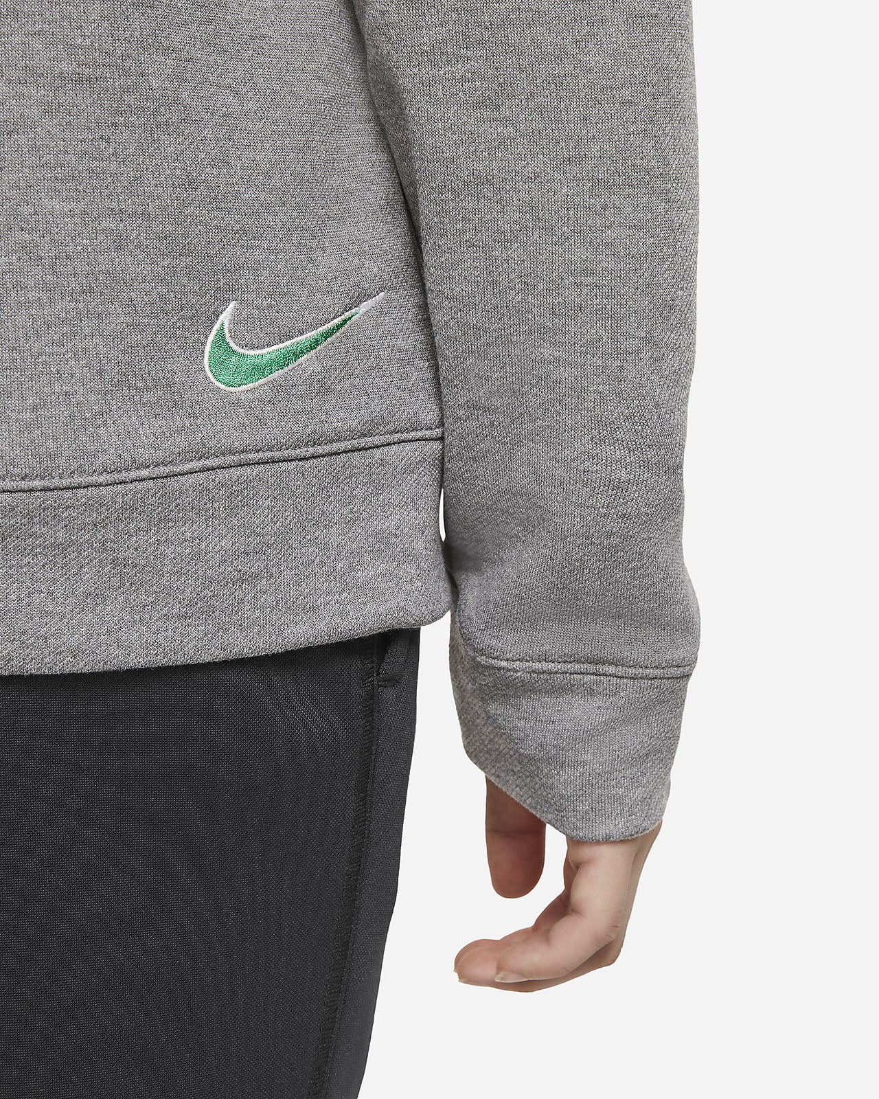 nike tight fitted half zip