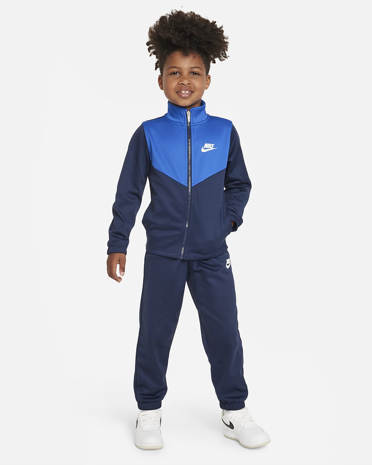 Nike dri fit tracksuit on sale blue