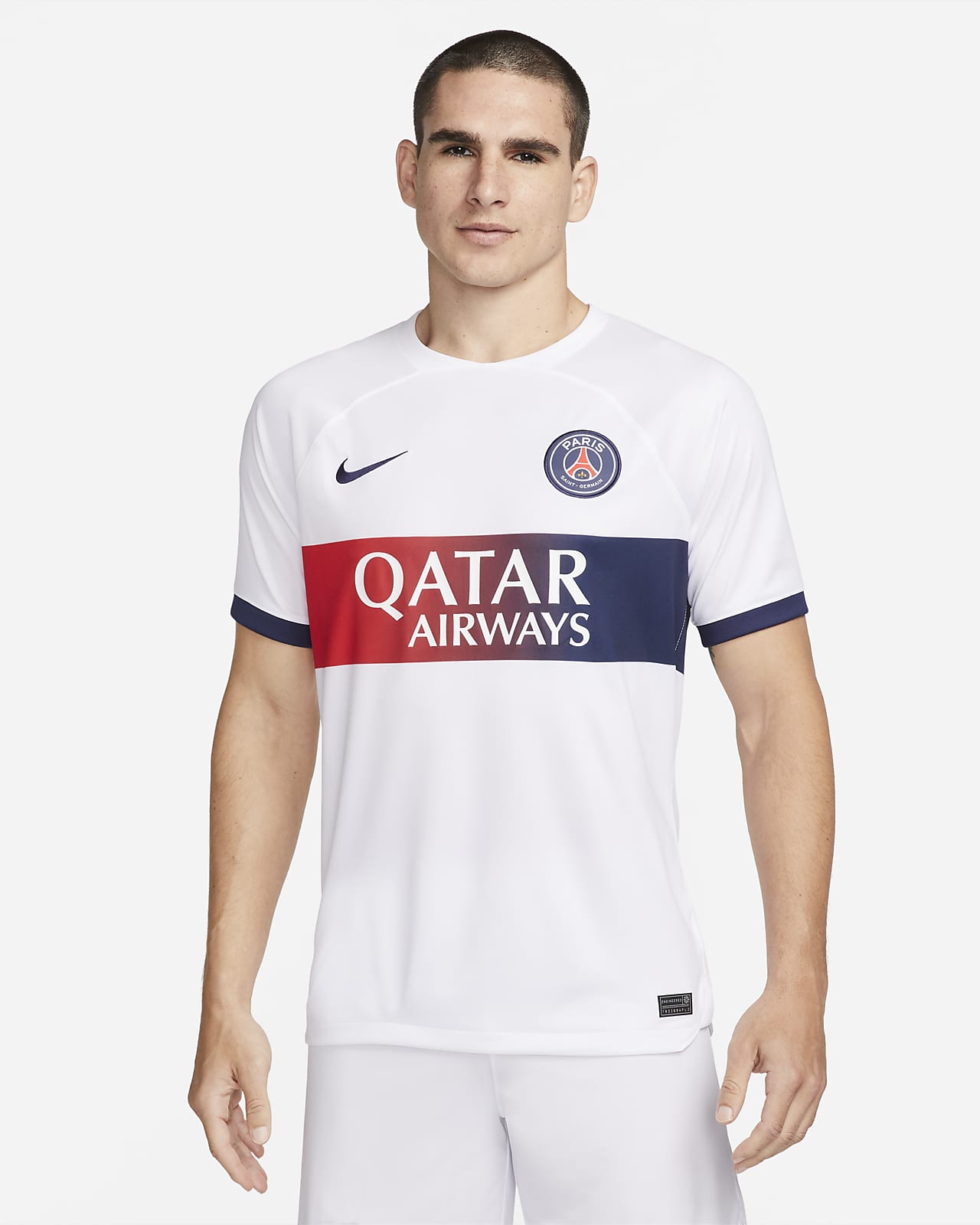Jersey de fútbol Nike Dri-FIT del Paris Saint-Germain visitante 2023/24 Stadium para hombre