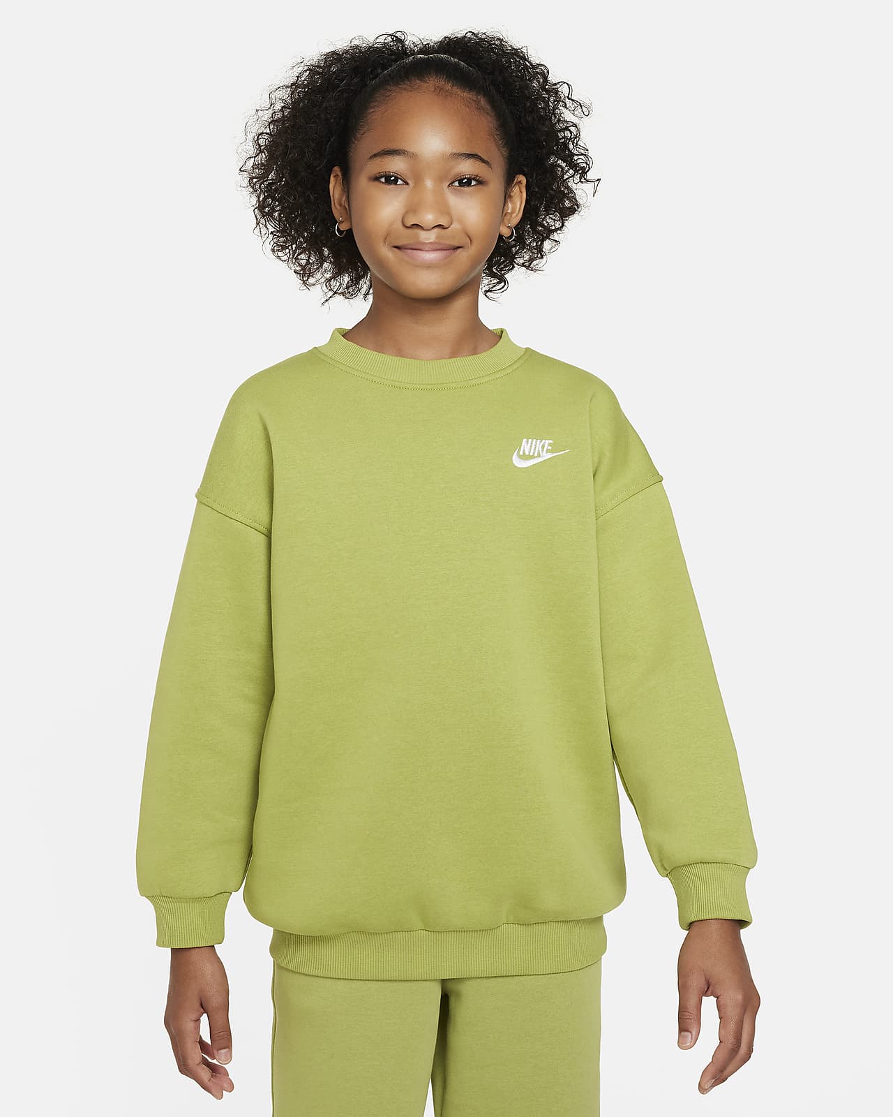 Nike Sportswear Club Fleece Big Kids' (Girls') Oversized French