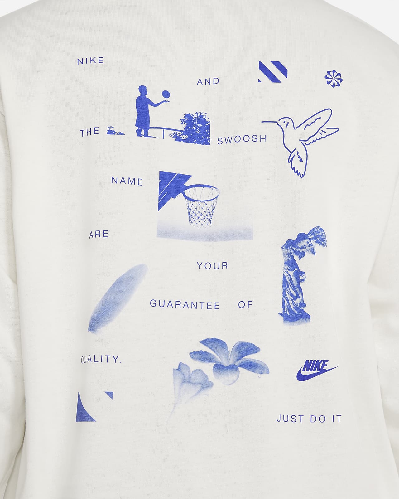 nike men's long sleeve swoosh tee