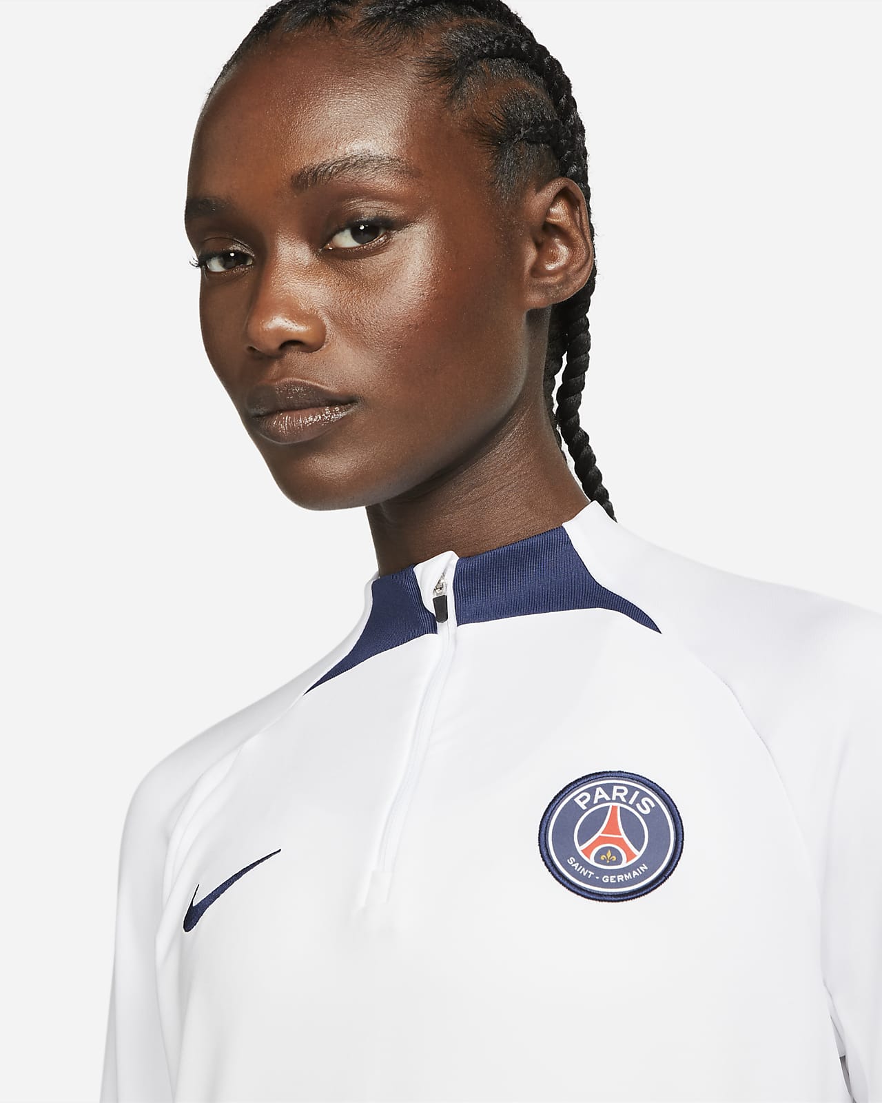 Paris Saint-Germain Strike Women's Nike Dri-FIT Football Drill Top. Nike AE