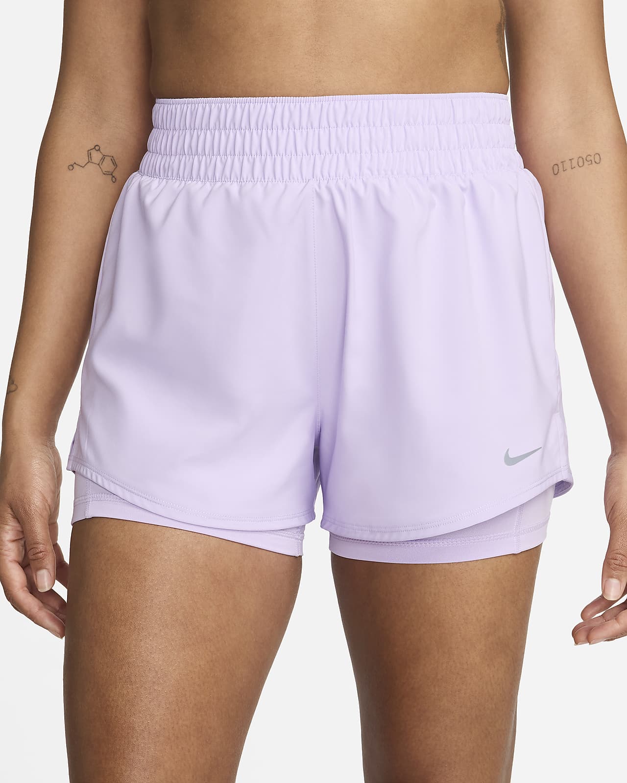 Nike Performance ONE SHORT - Sports shorts - cosmic  fuchsia/silver-coloured/pink 