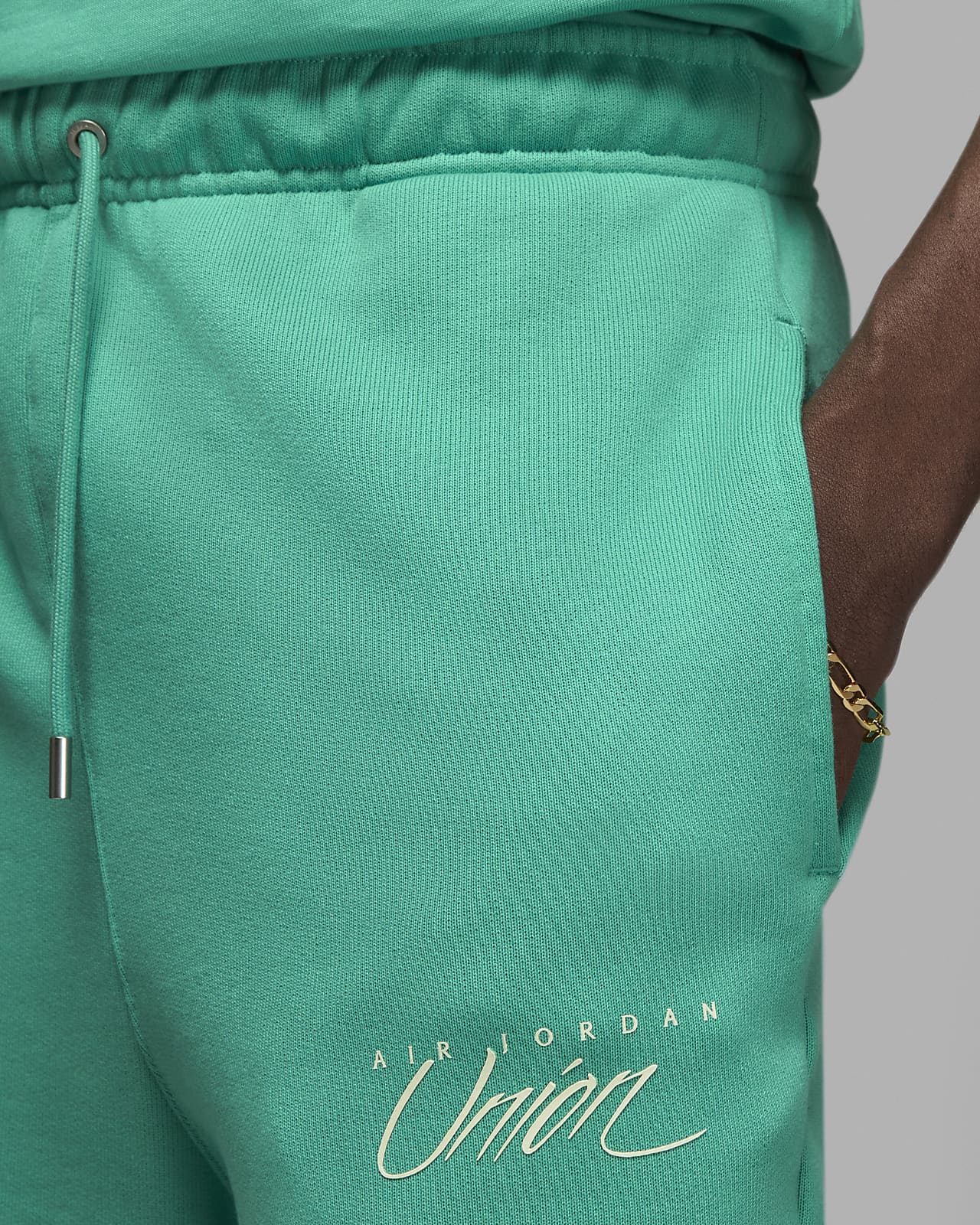 【Green / S】Jordan x UNION Fleece Pants