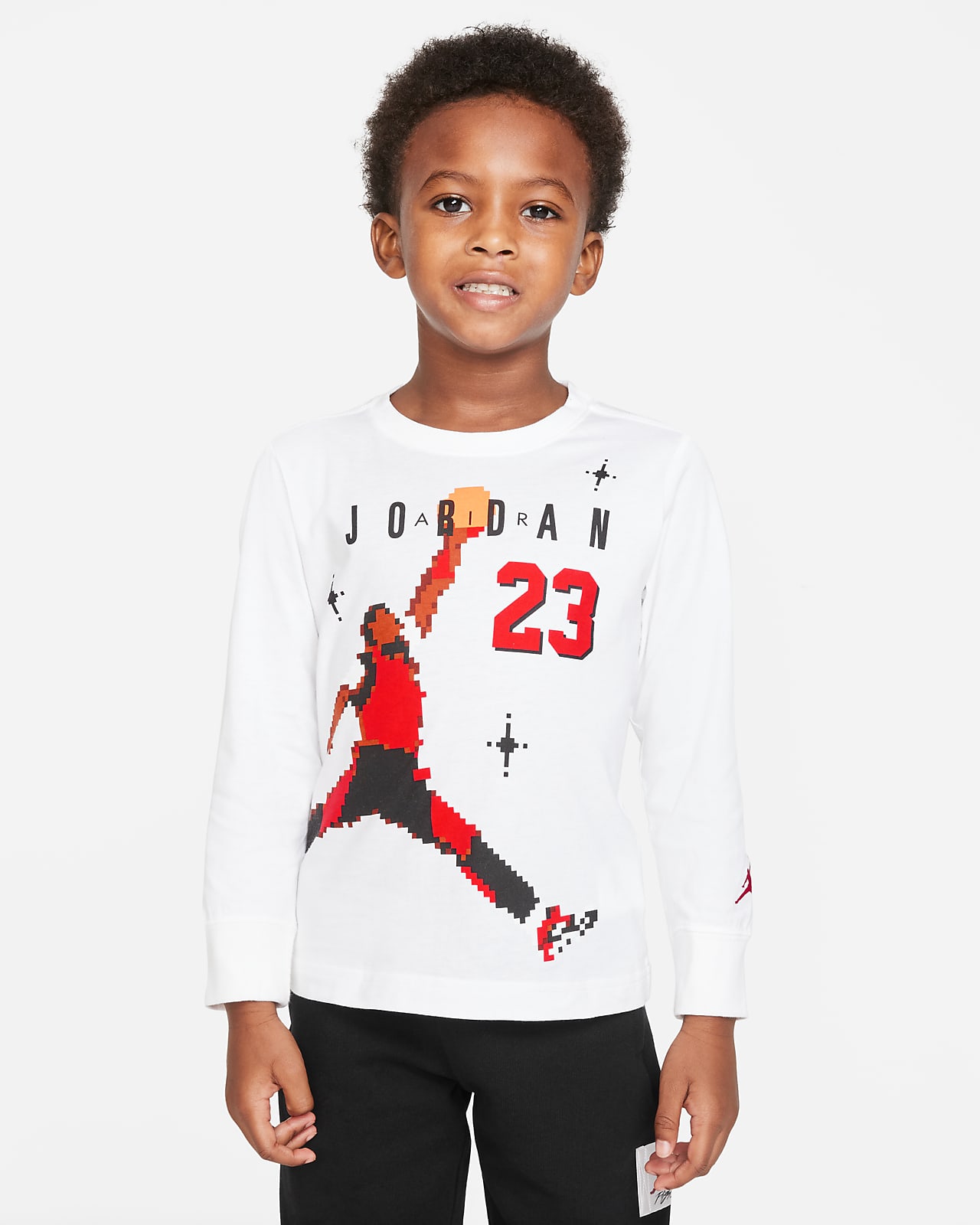 Μακρυμάνικο T-Shirt Jordan για μικρά παιδιά